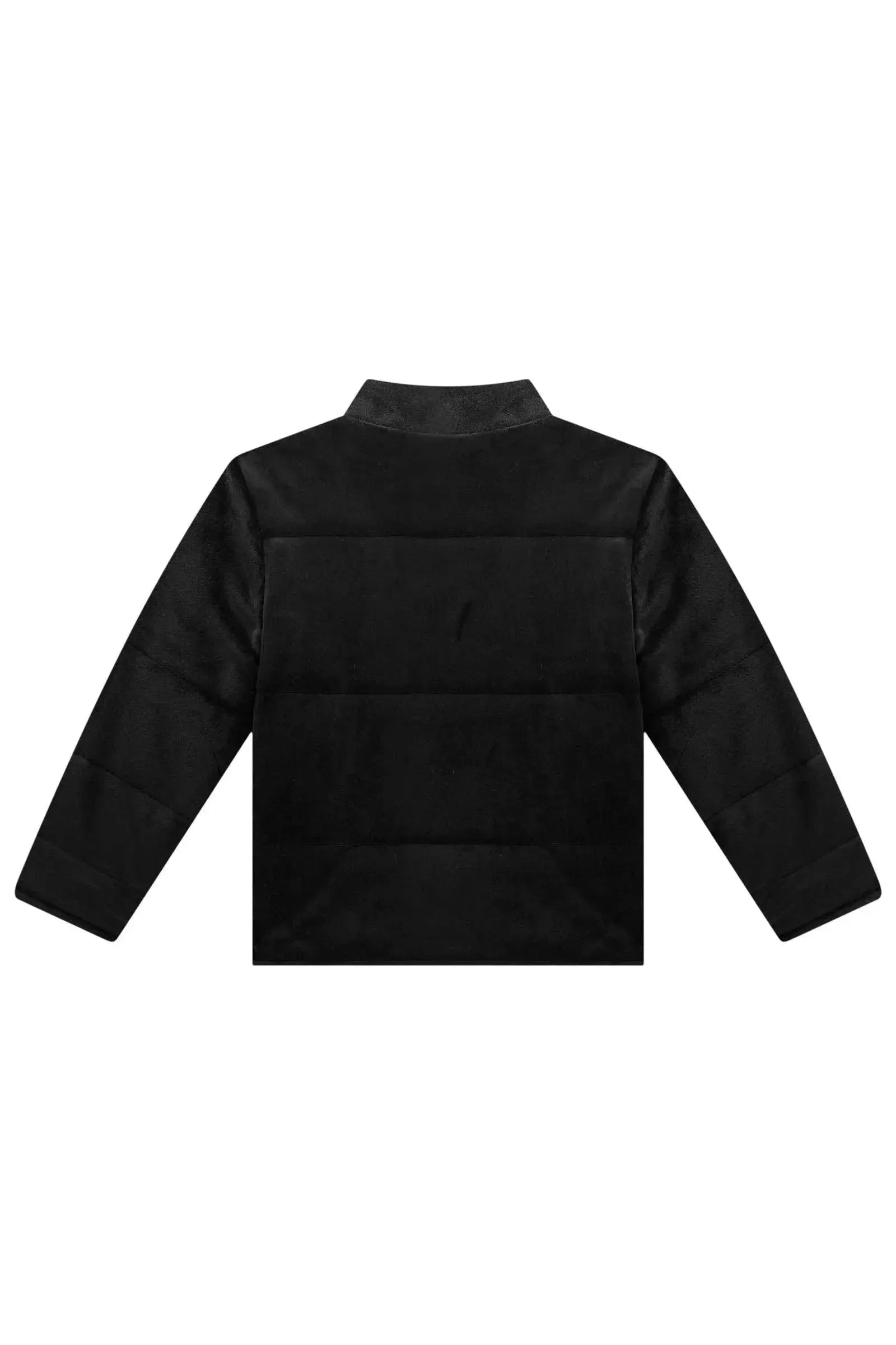 Jaqueta Puffer Reversível em Veludo com Elastano e Malha Comfy 90484 Infanti Infantil Menina