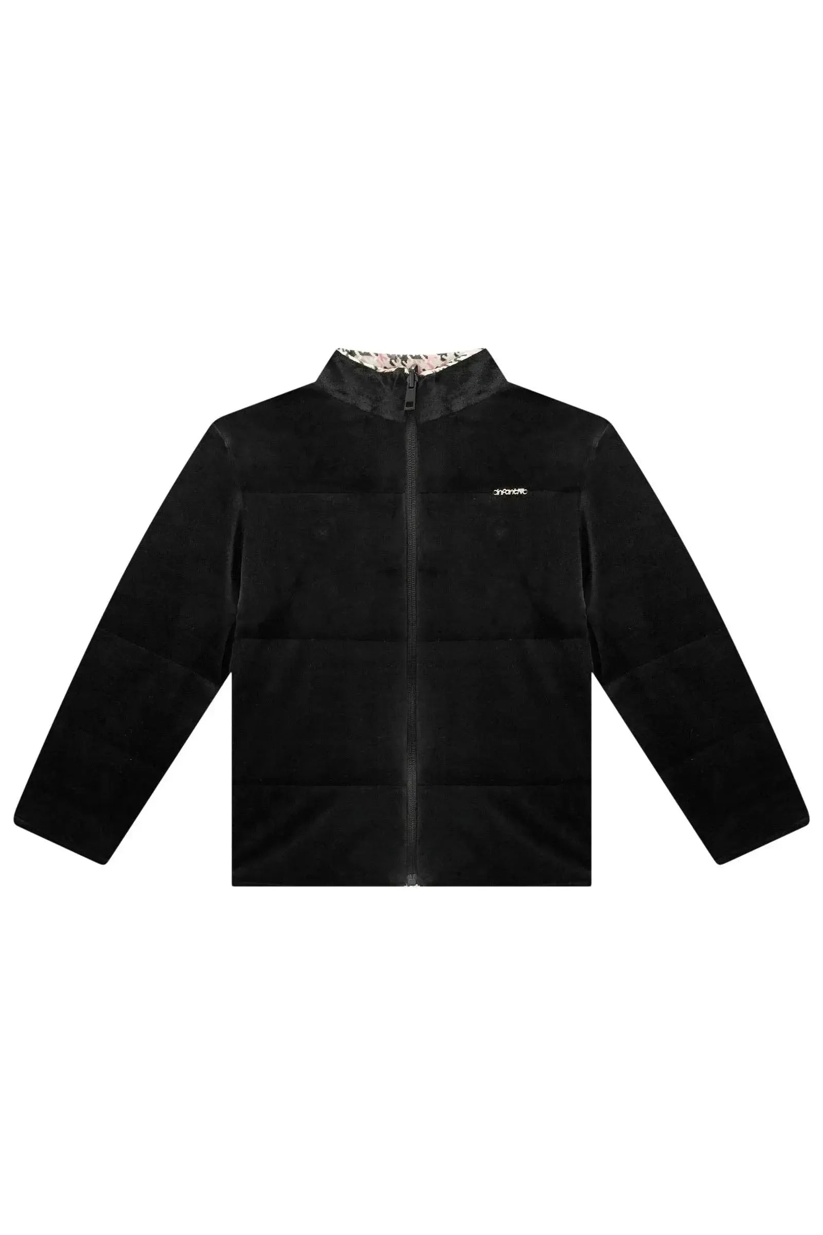 Jaqueta Puffer Reversível em Veludo com Elastano e Malha Comfy 90484 Infanti Infantil Menina