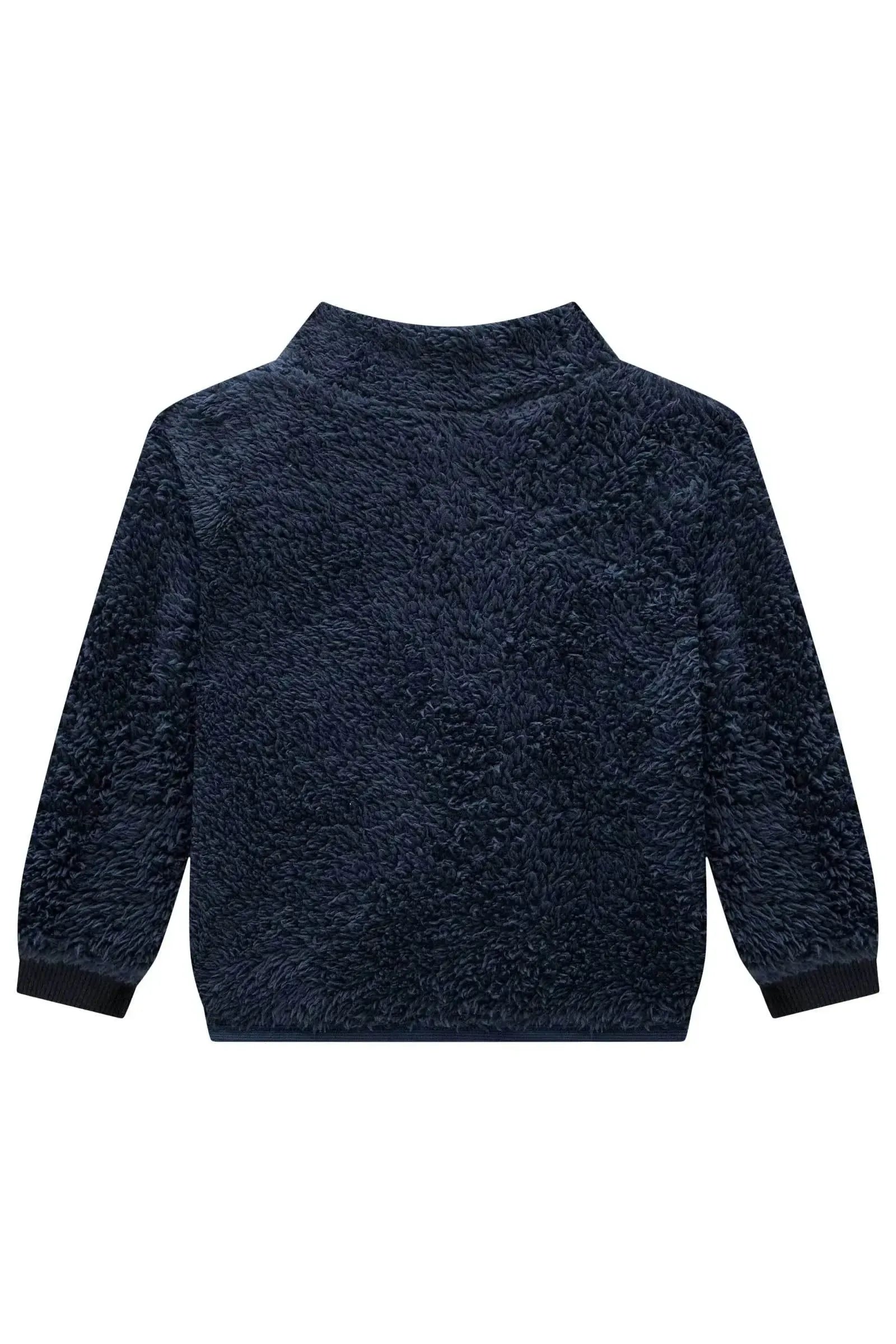 Jaqueta Reversível em Fleece Luxo e Pelo Carneirinho 91733 LucBoo Bebê Menino