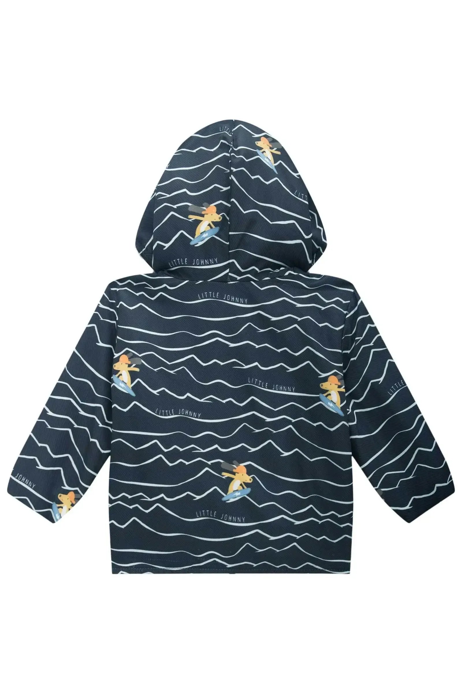 Jaqueta Reversível em Nylon Aspen e Fleece com Elastano 92363 Johnny Fox Bebê Menino