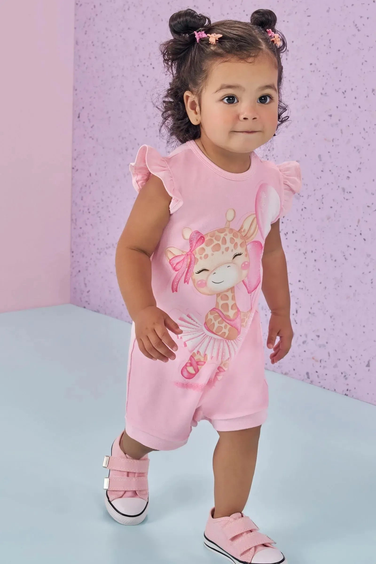 Macacão em Cotton 87261 Kukiê Bebê Menina