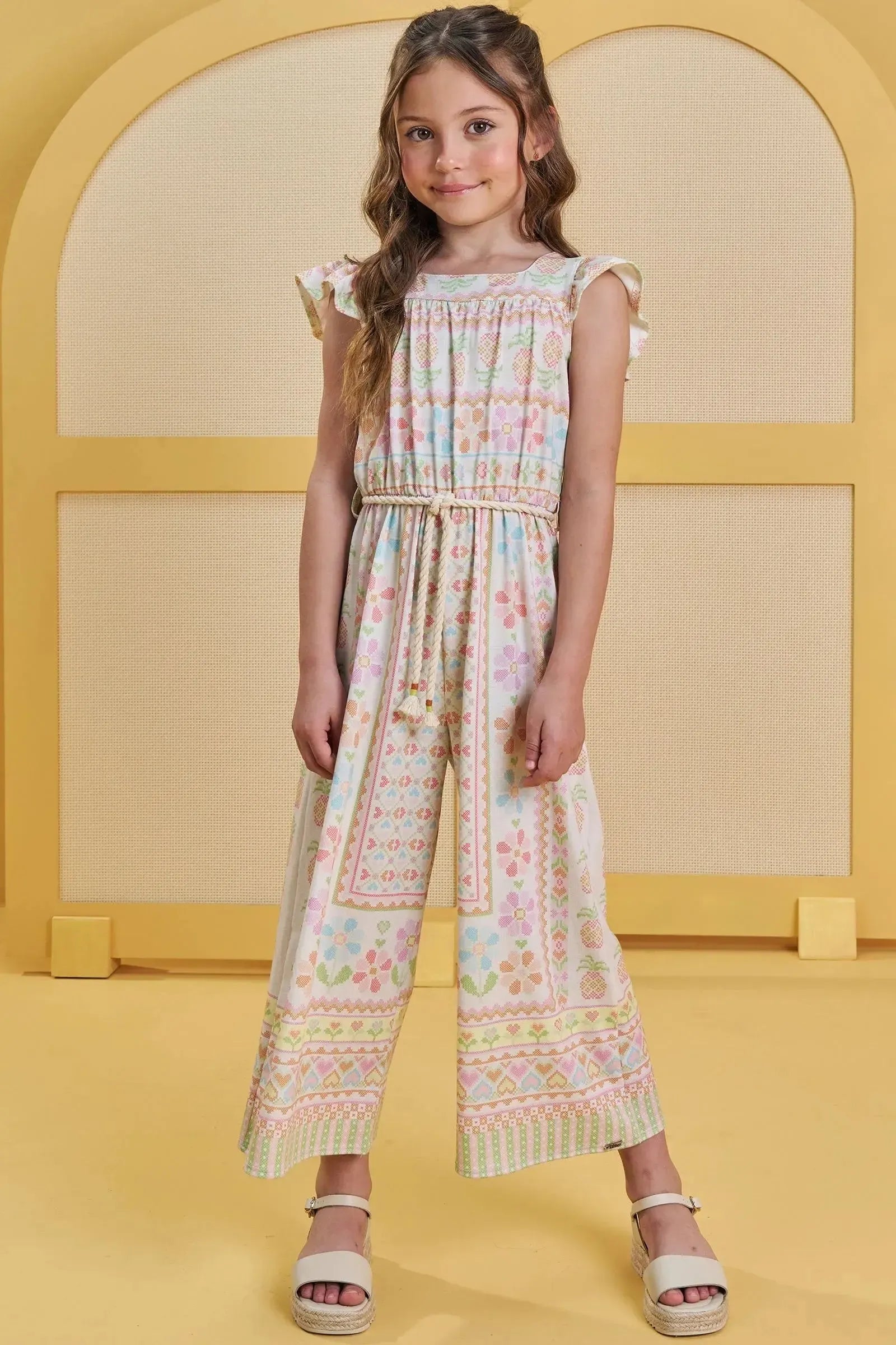 Macacão em Malha Fresh 82959 Infanti Infantil Menina
