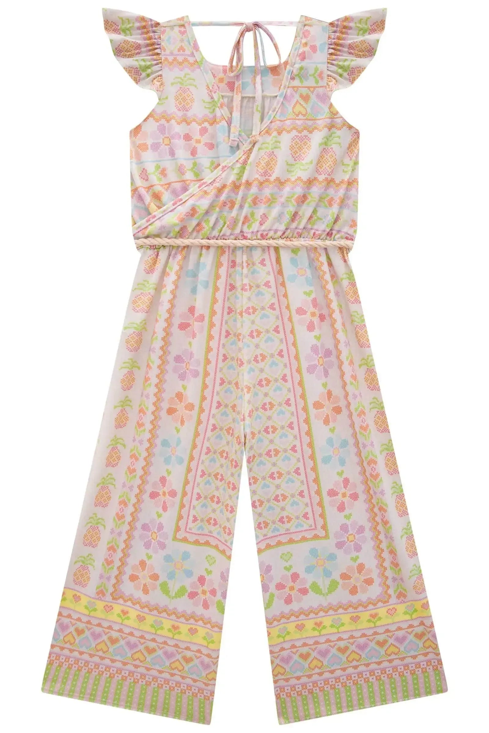 Macacão em Malha Fresh 82959 Infanti Infantil Menina