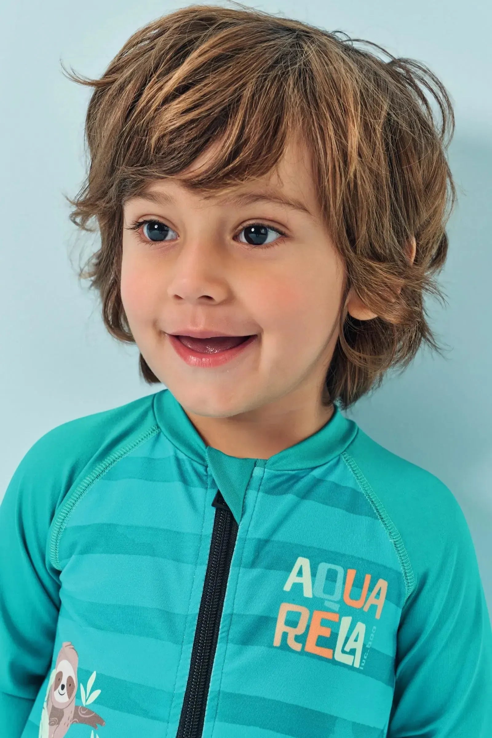 Macacão em Malha UV Dry com Proteção UV 50+ 85535 LucBoo Bebê Menino