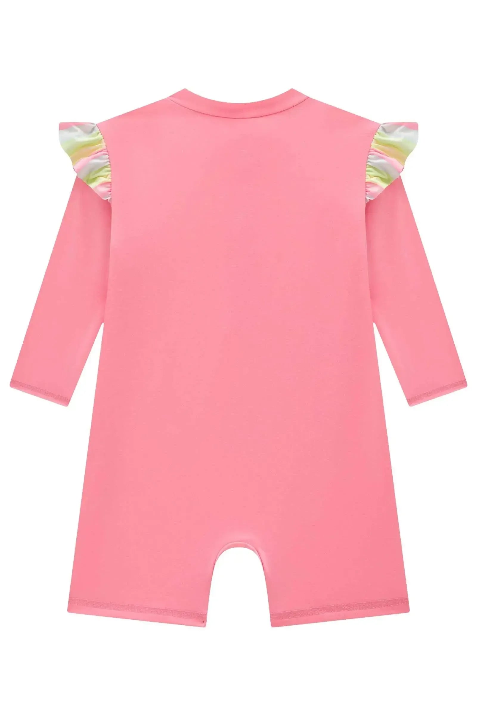 Macacão em Malha UV Dry com Proteção UV 50+ 98432 Infanti Bebê Menina