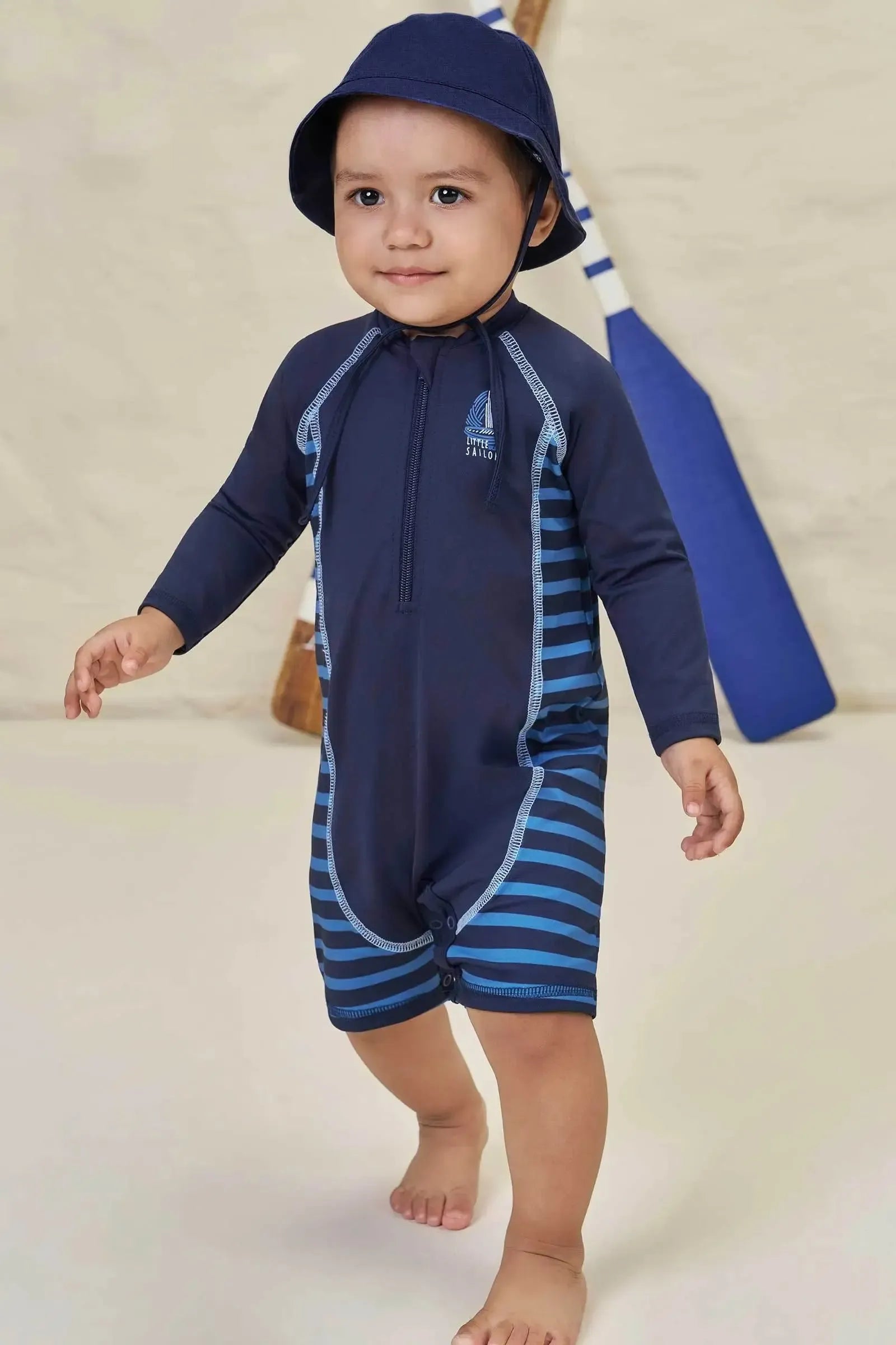 Macacão em Malha UV Dry com Proteção UV 50+ 99272 LucBoo Bebê Menino