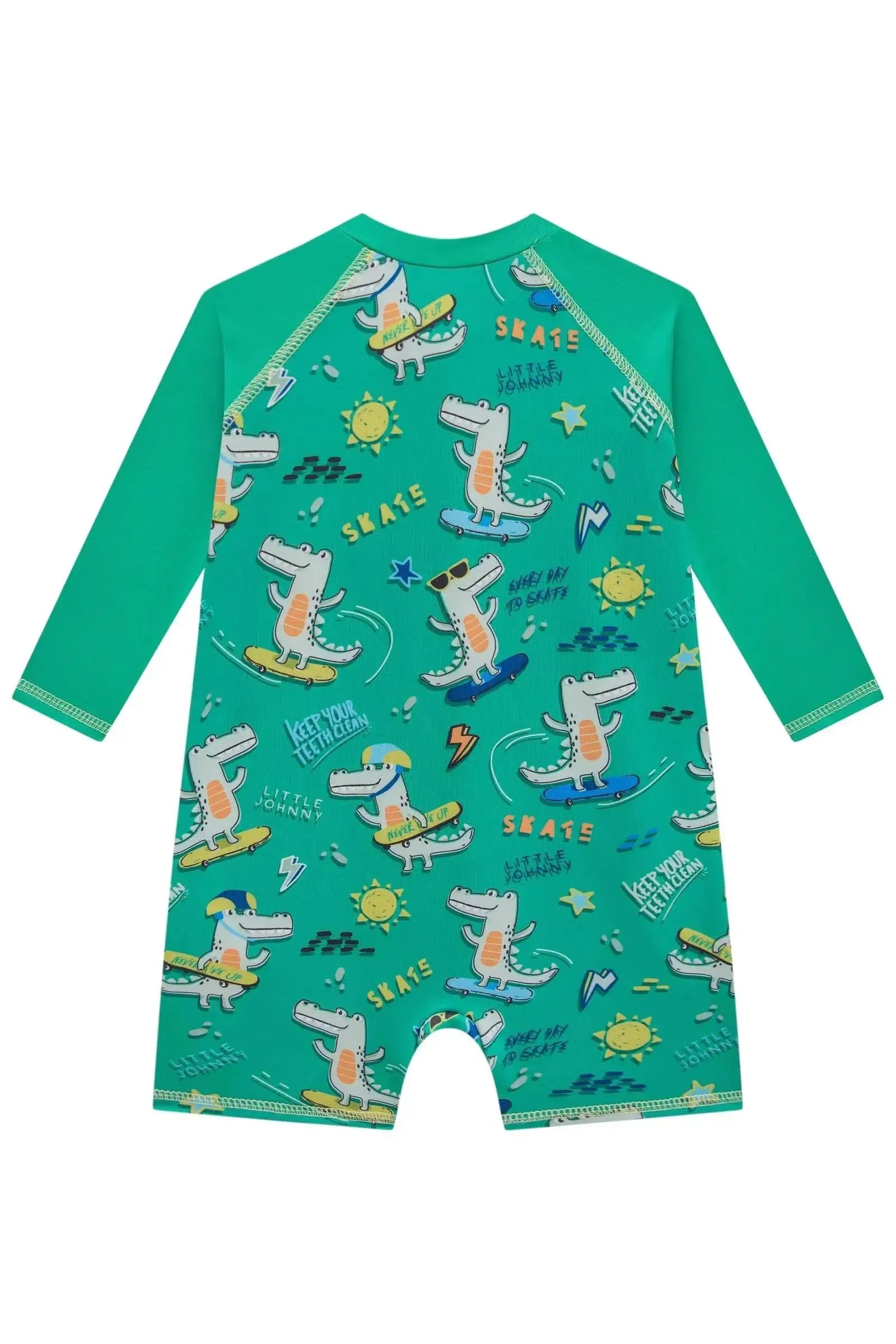 Macacão em Malha Uv Dry com Proteção UV50+ 85352 Johnny Fox Bebê Menino