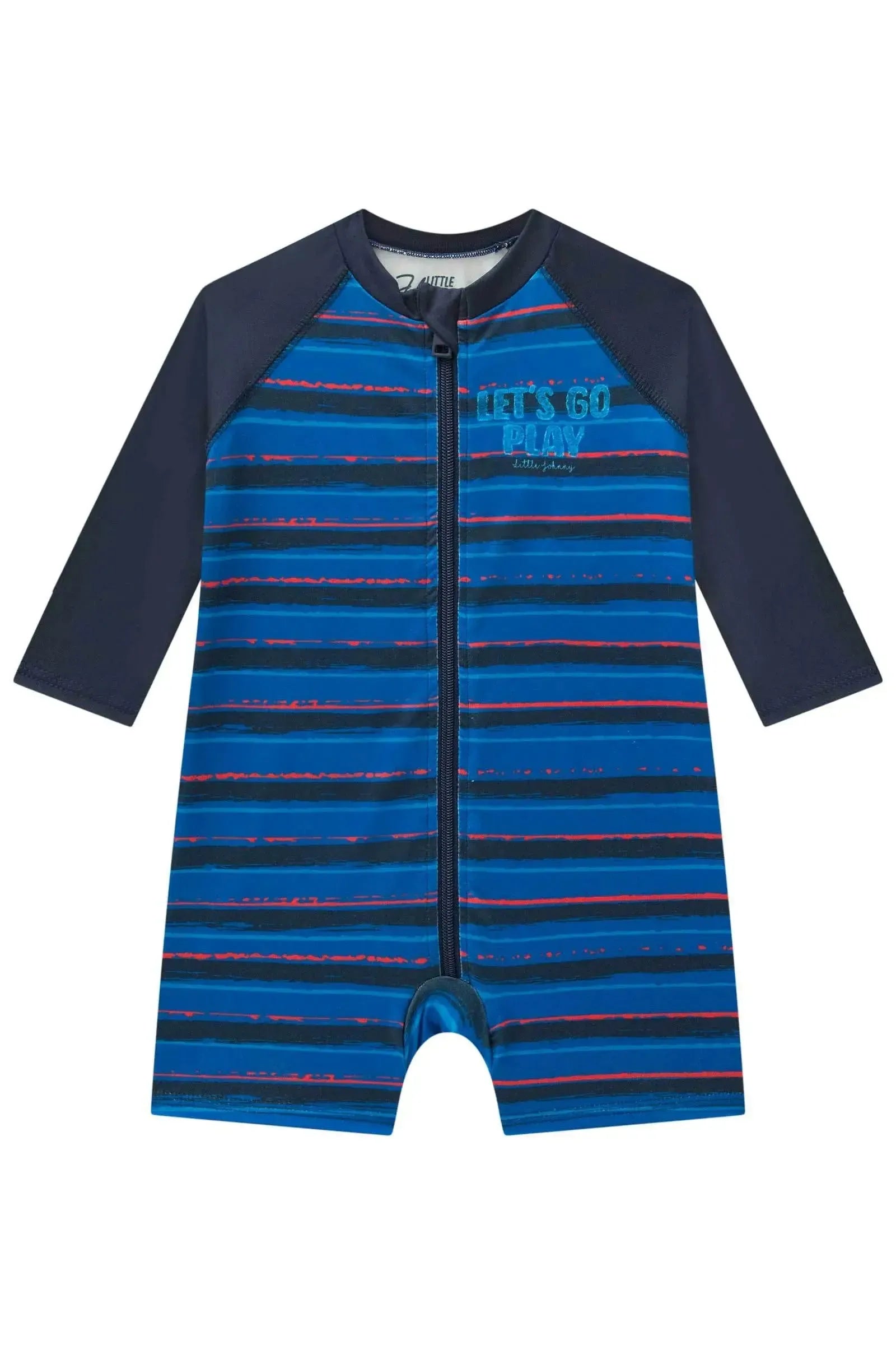 Macacão em Malha Uv Dry com Proteção UV50+ 88278 Johnny Fox Bebê Menino