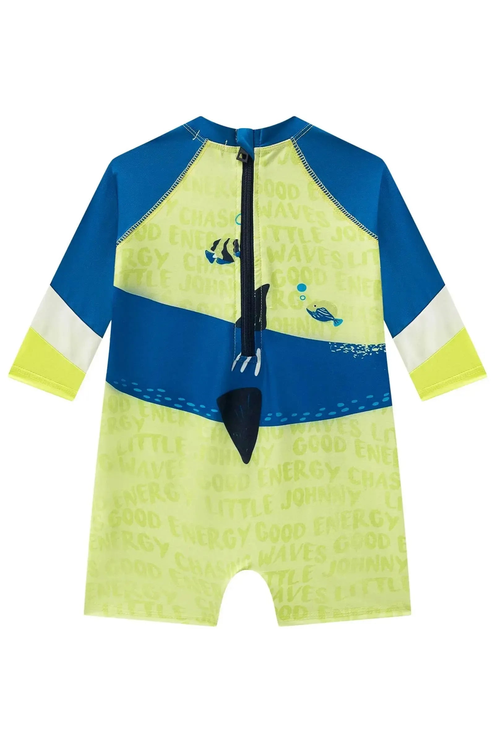 Macacão em Malha Uv Dry com Proteção UV50+ 88279 Johnny Fox Bebê Menino