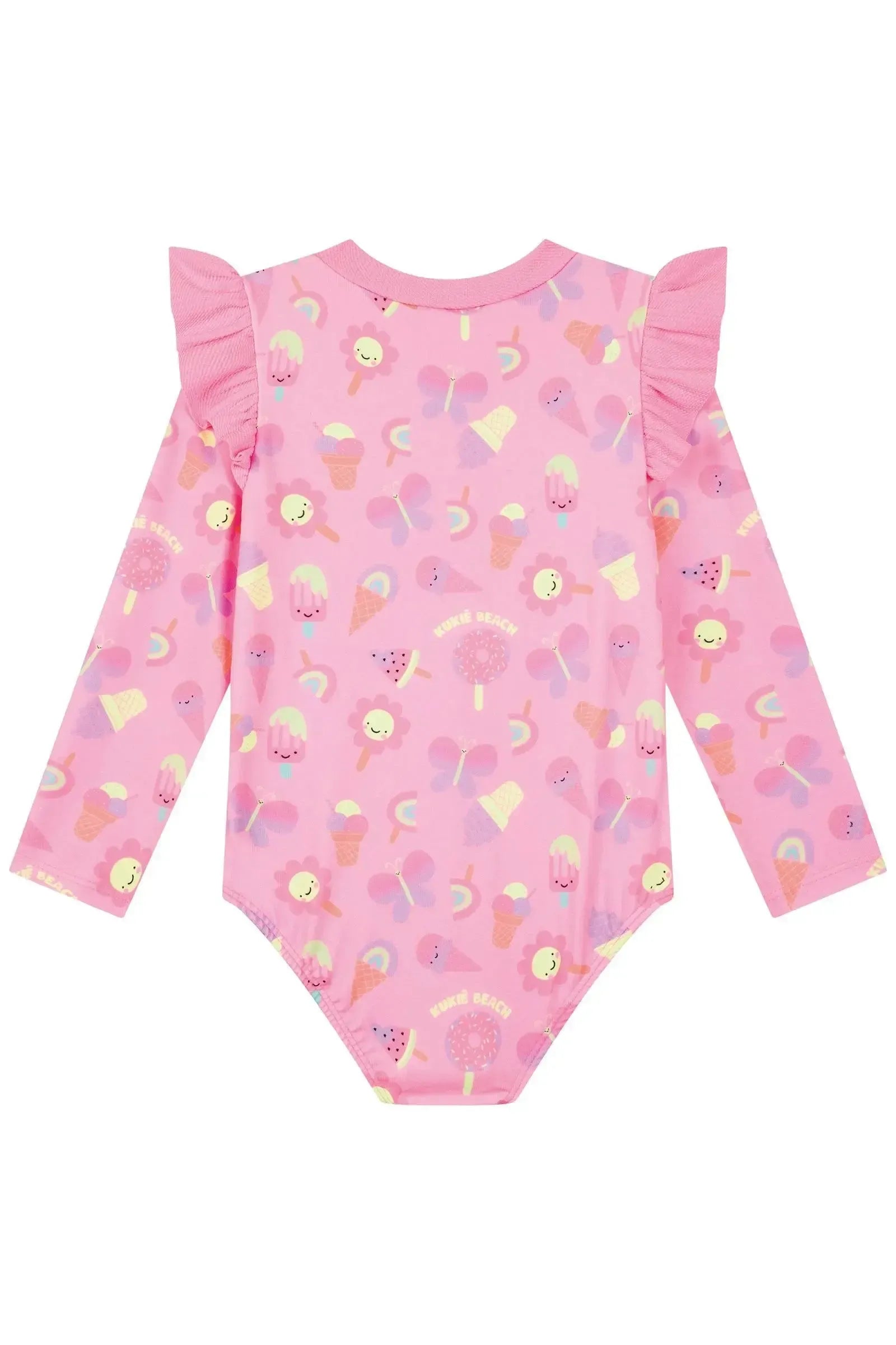 Maiô em Malha com Proteção UV50+ 87749 Kukiê Bebê Menina