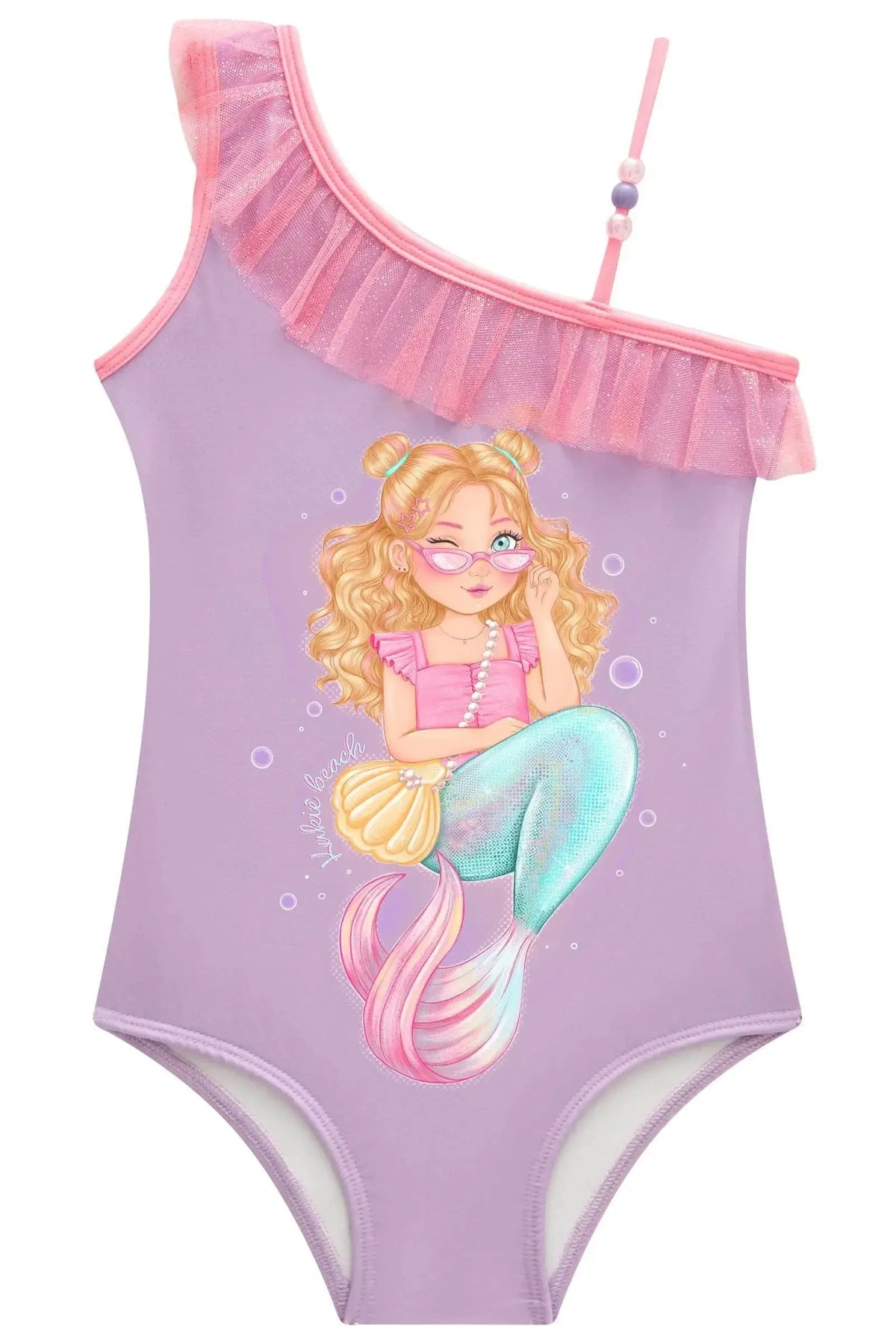 Maiô em Malha com Proteção UV50+ 99027 Kukiê Infantil Menina