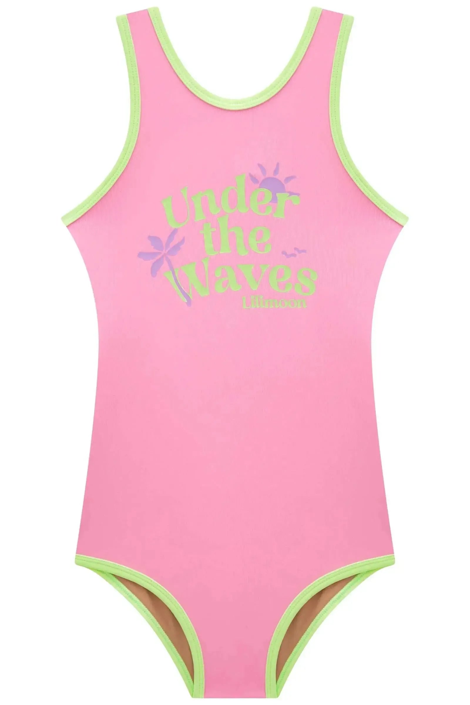 Maiô em Malha Poliamida com Proteção UV 50+ 87950 Lilimoon Teen Menina