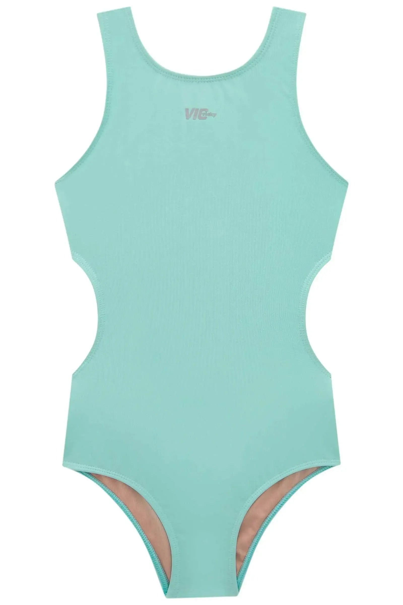 Maiô em Malha Poliamida Uv 50+ 84323 Vic&Vicky Teen Menina