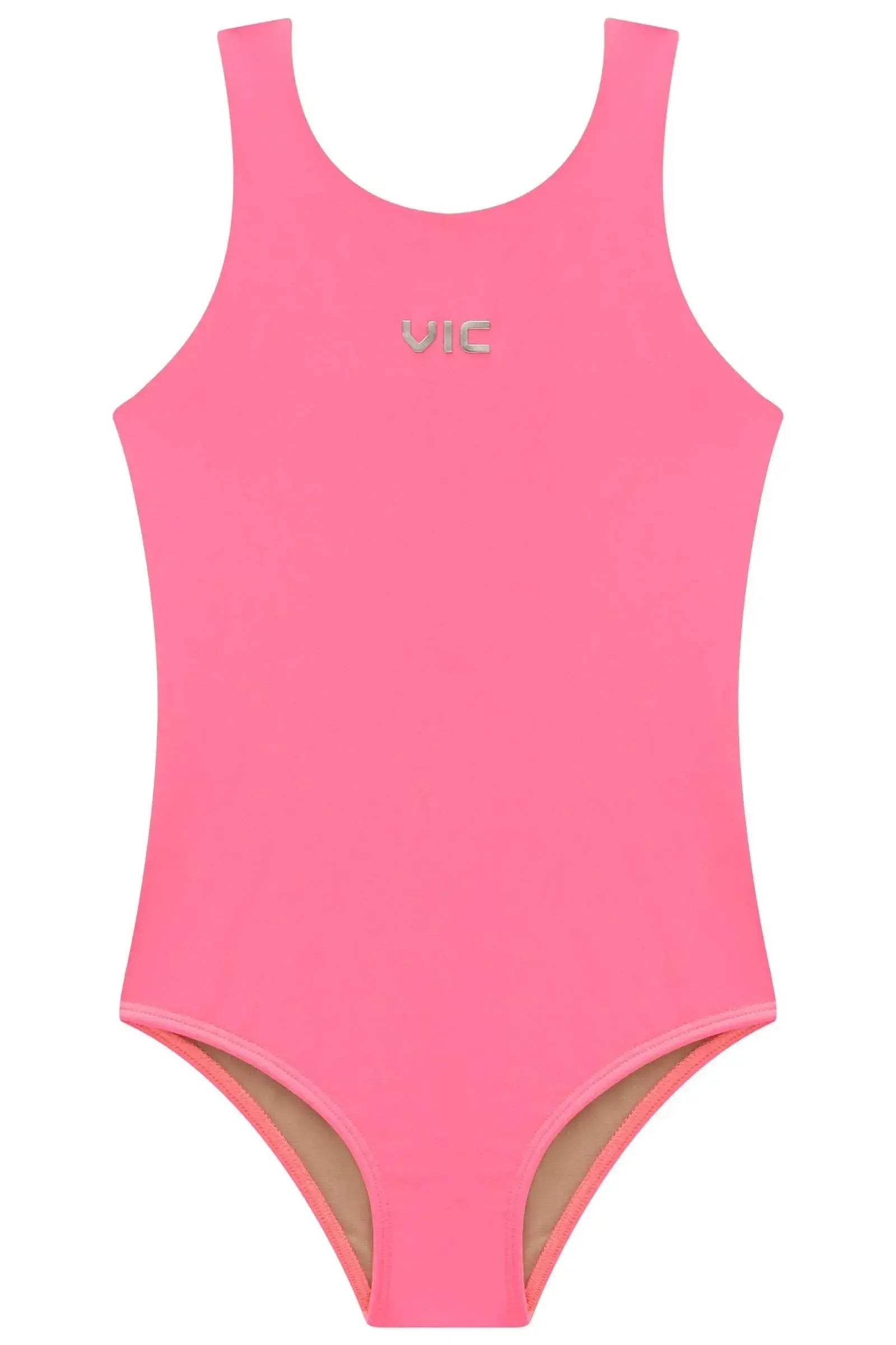 Maiô em Malha Poliamida UV50 99221 Vic Teen Menina