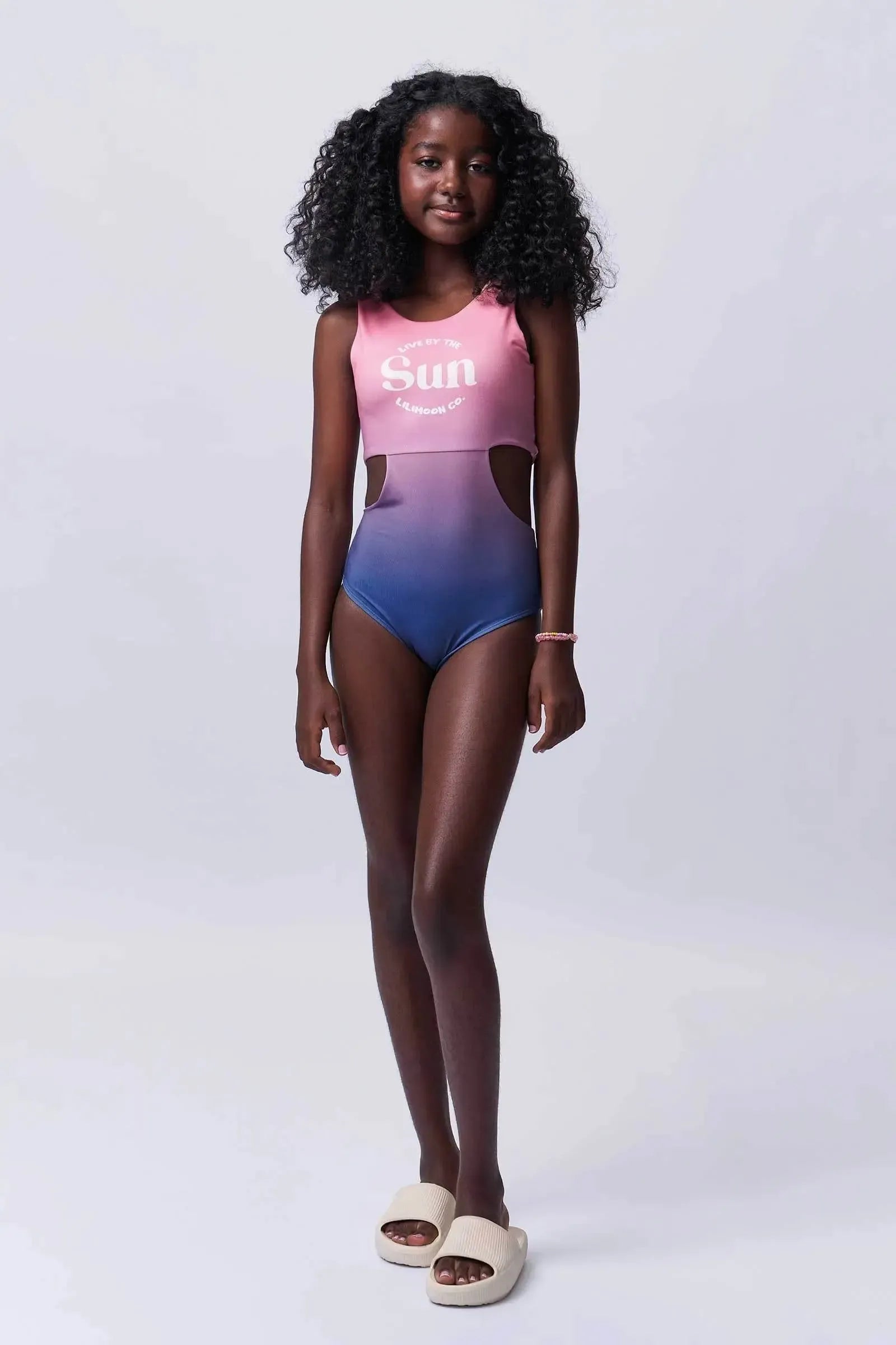 Maiô em Malha UV Dry com Proteção UV 50+ 92869 Lilimoon Teen Menina
