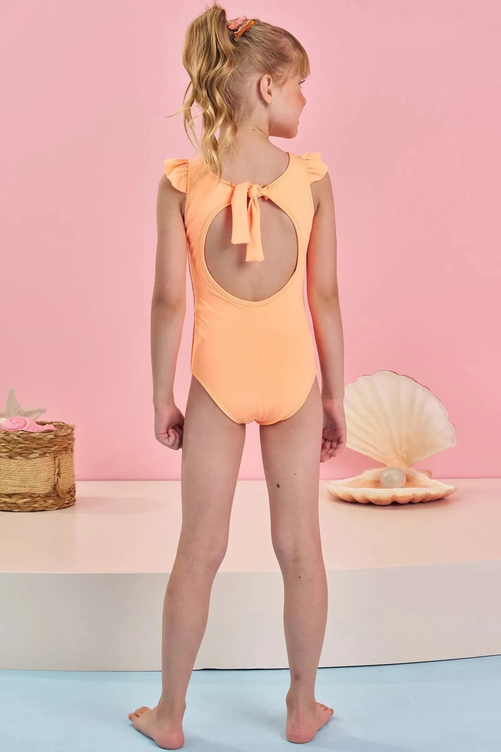 Maiô em Malha Uv Dry com Proteção Uv 50+ 84488 Infanti Infantil Menina