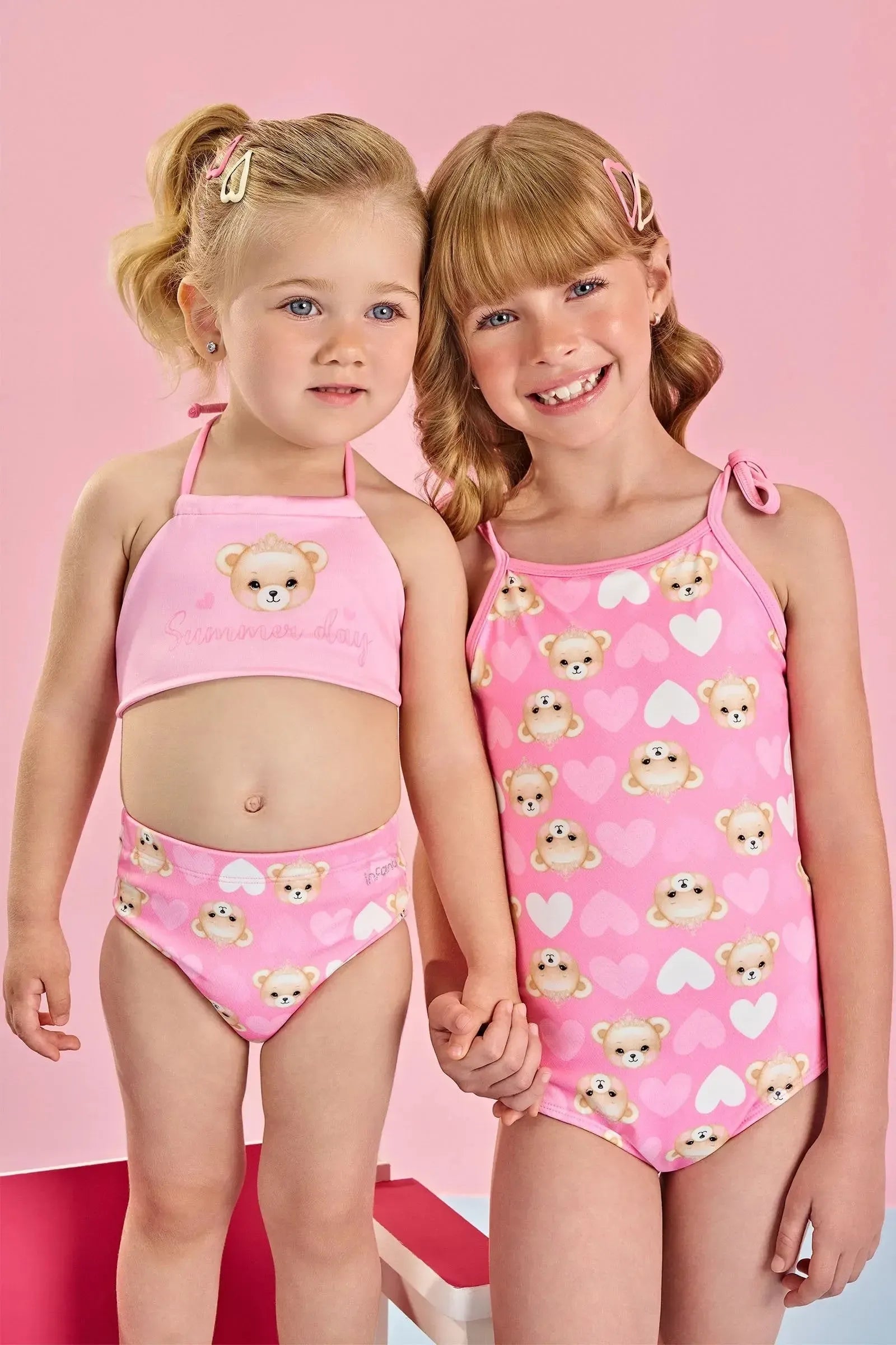 Maiô em Malha Uv Dry com Proteção Uv 50+ 84981 Infanti Infantil Menina