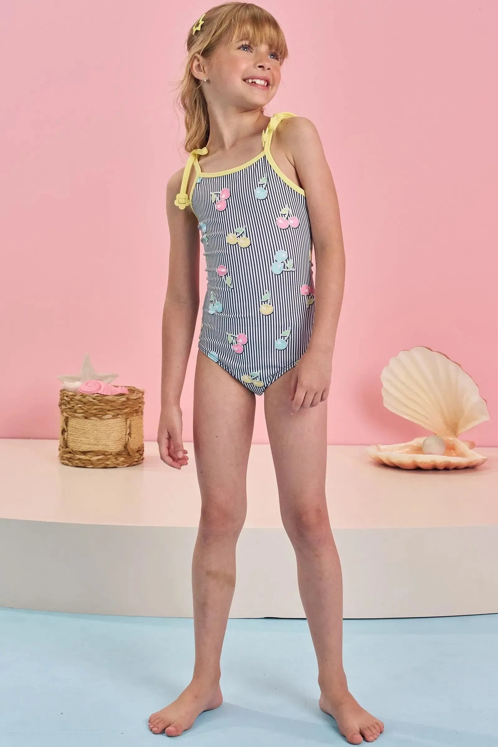 Maiô em Malha Uv Dry com Proteção Uv 50+ 84981 Infanti Infantil Menina