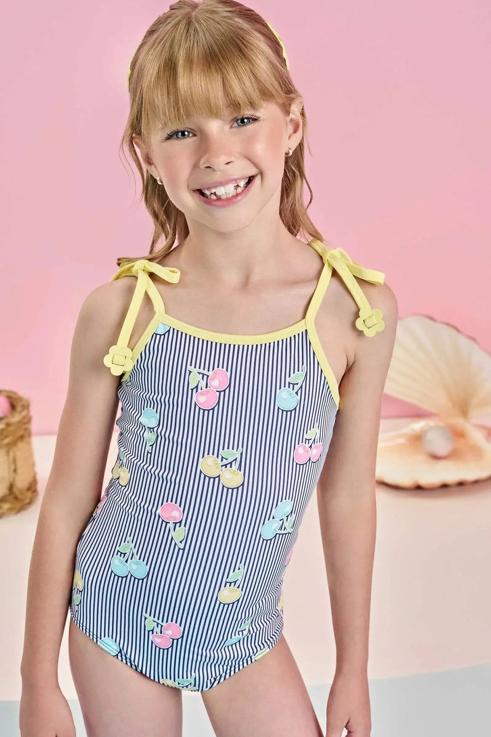 Maiô em Malha Uv Dry com Proteção Uv 50+ 84981 Infanti Infantil Menina