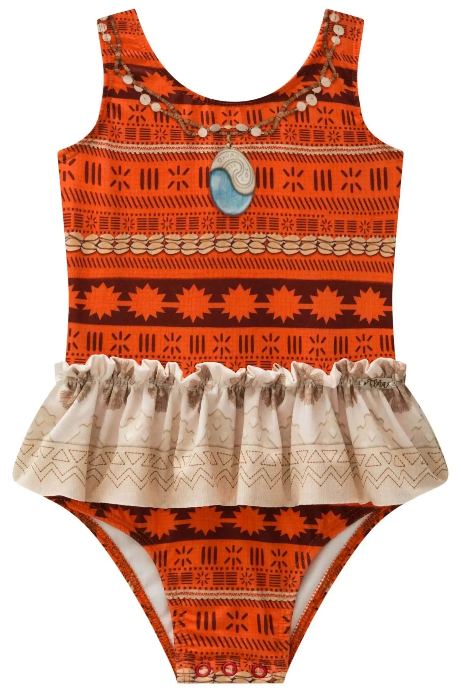 Maiô em Malha UV Dry com Proteção UV 50+ 87816 Infanti Bebê Menina