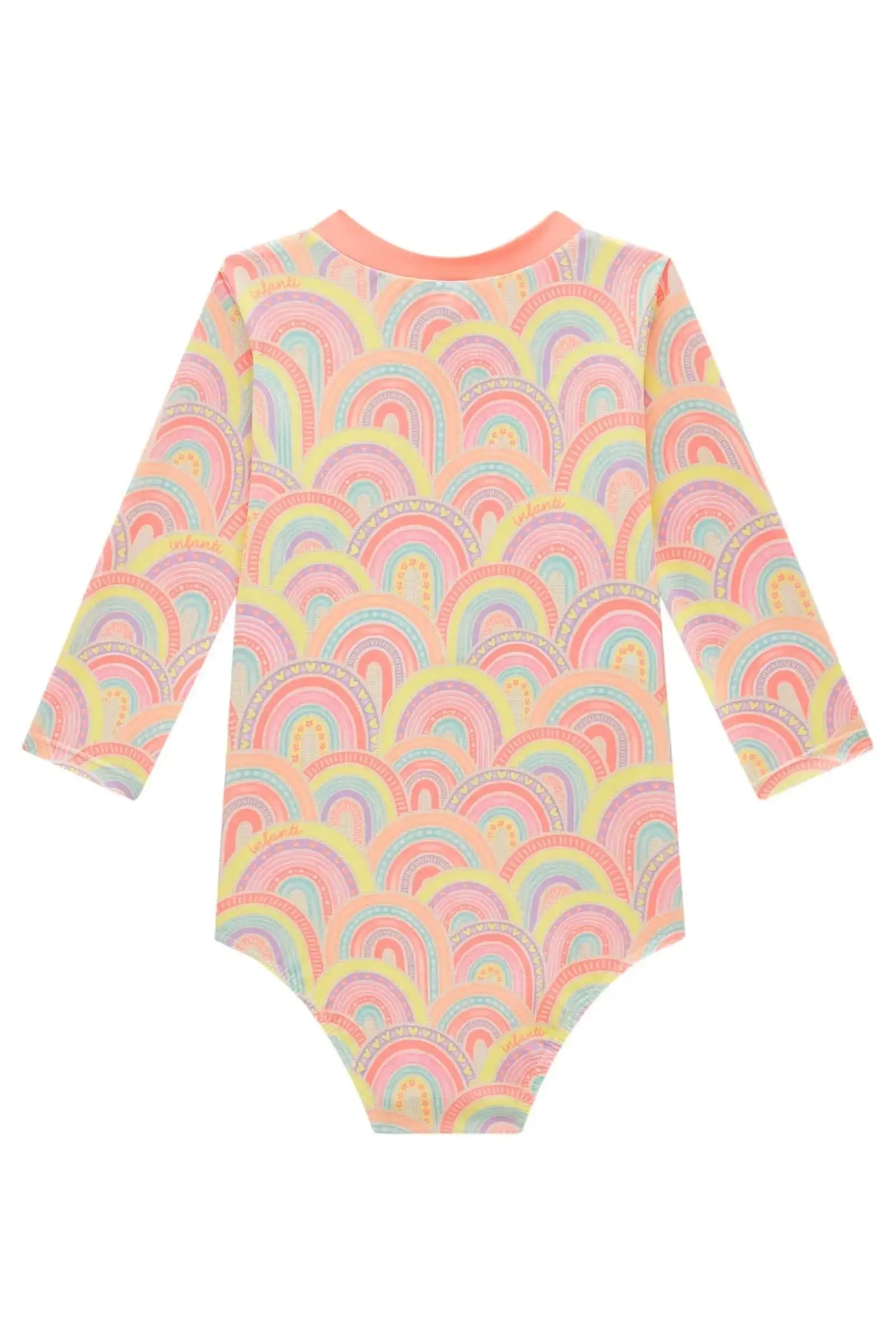 Maiô em Malha UV Dry com Proteção UV 50+ 93185 Infanti Bebê Menina