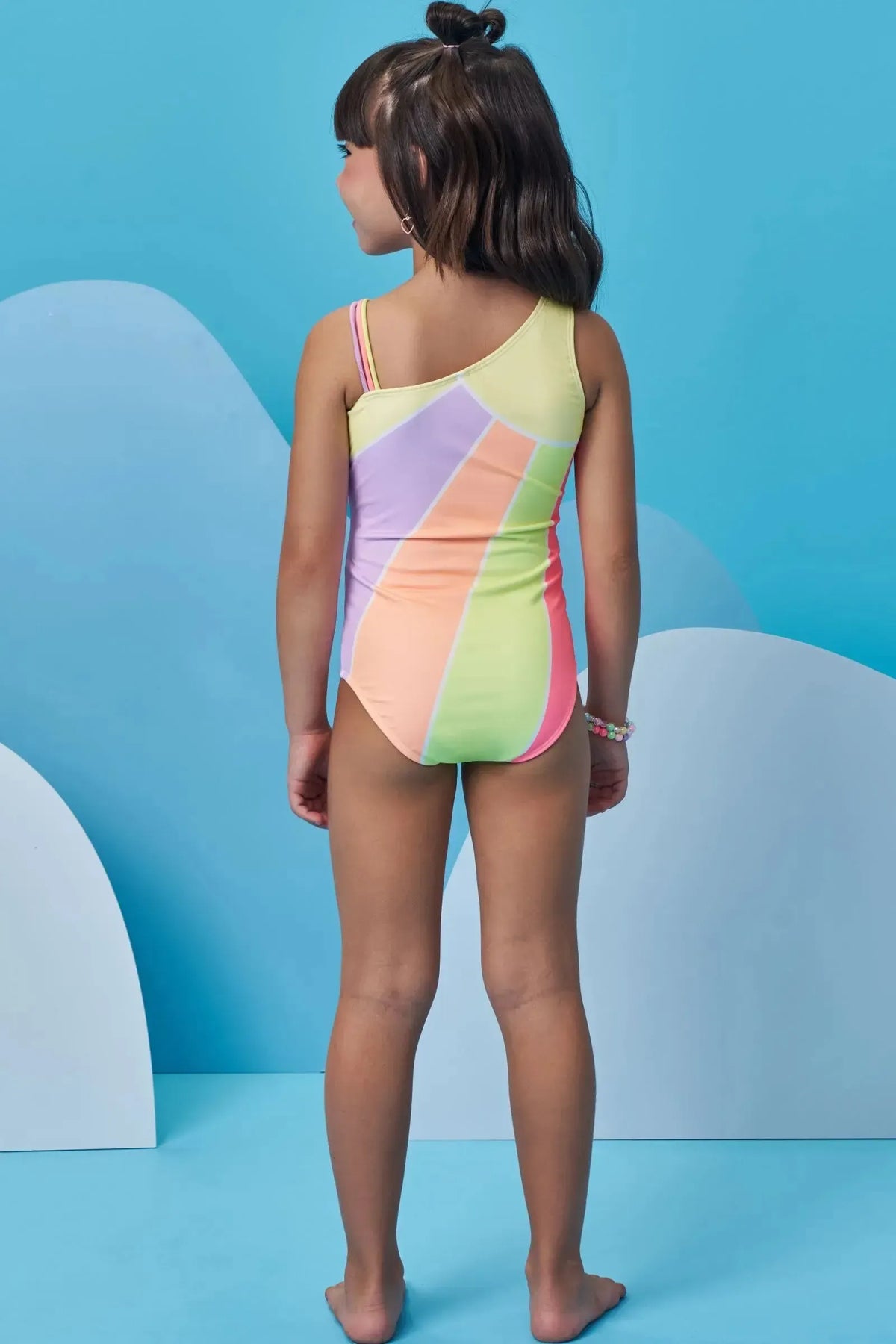 Maiô em Malha UV Dry com Proteção UV 50+ 98391 Infanti Infantil Menina