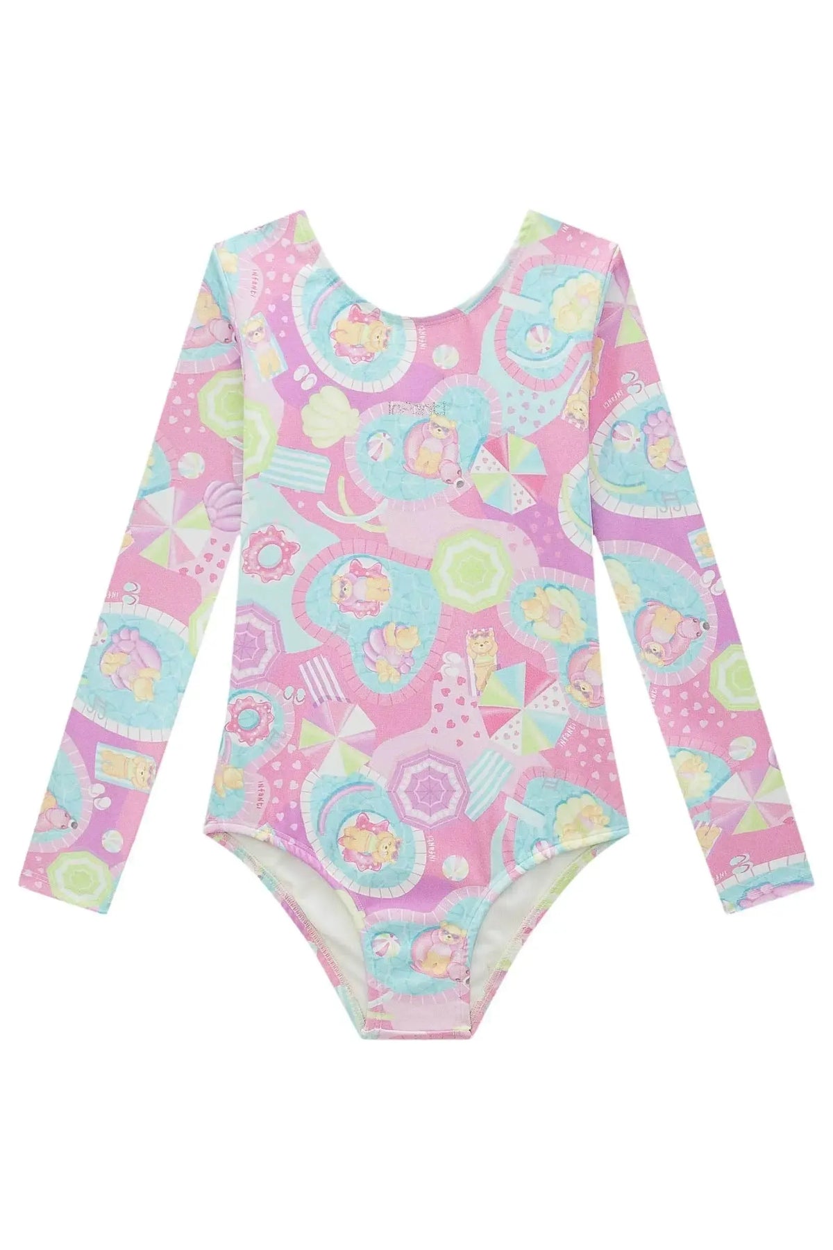 Maiô em Malha UV Dry com Proteção UV 50+ 98410 Infanti Infantil Menina