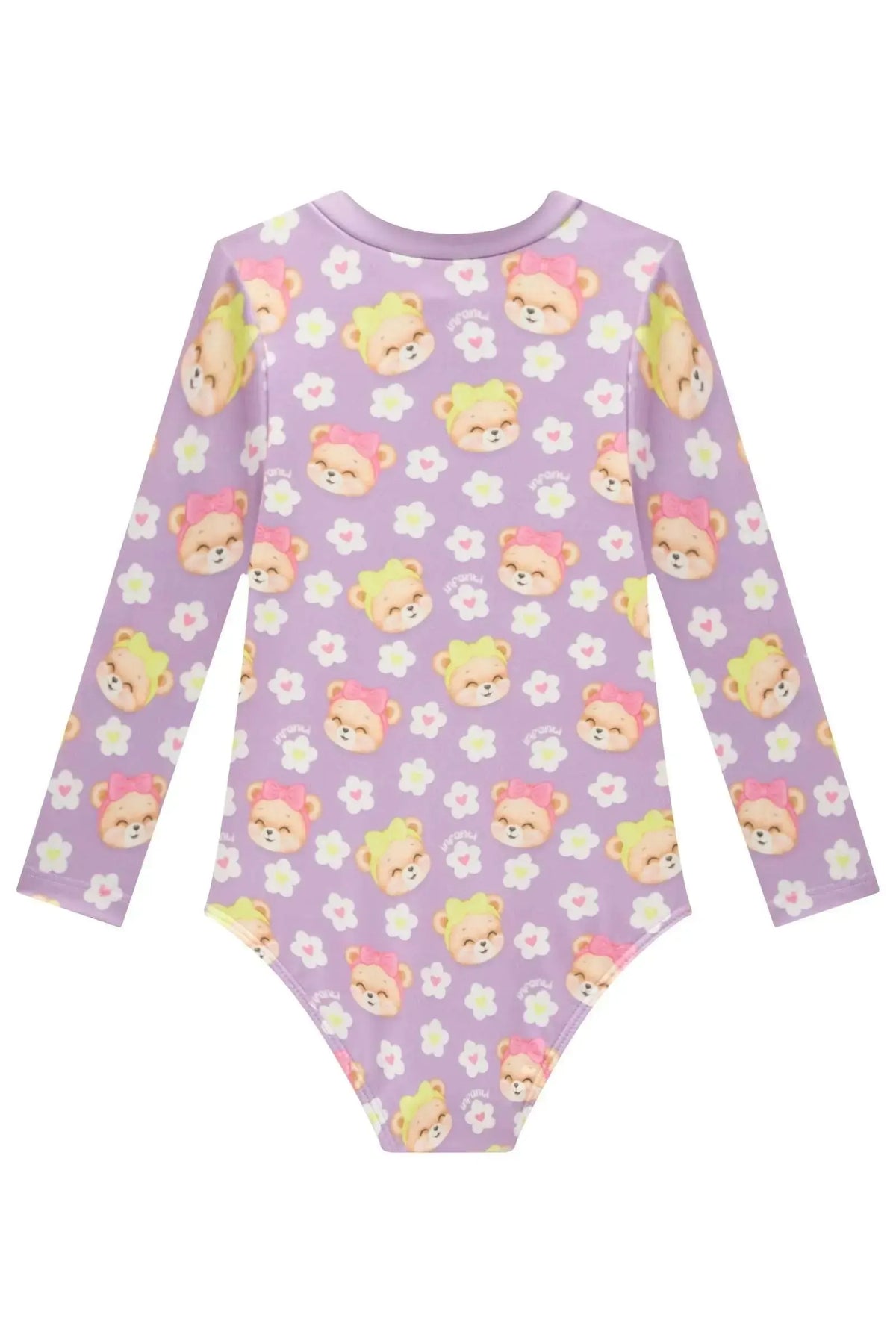 Maiô em Malha UV Dry com Proteção UV 50+ 99158 Infanti Bebê Menina