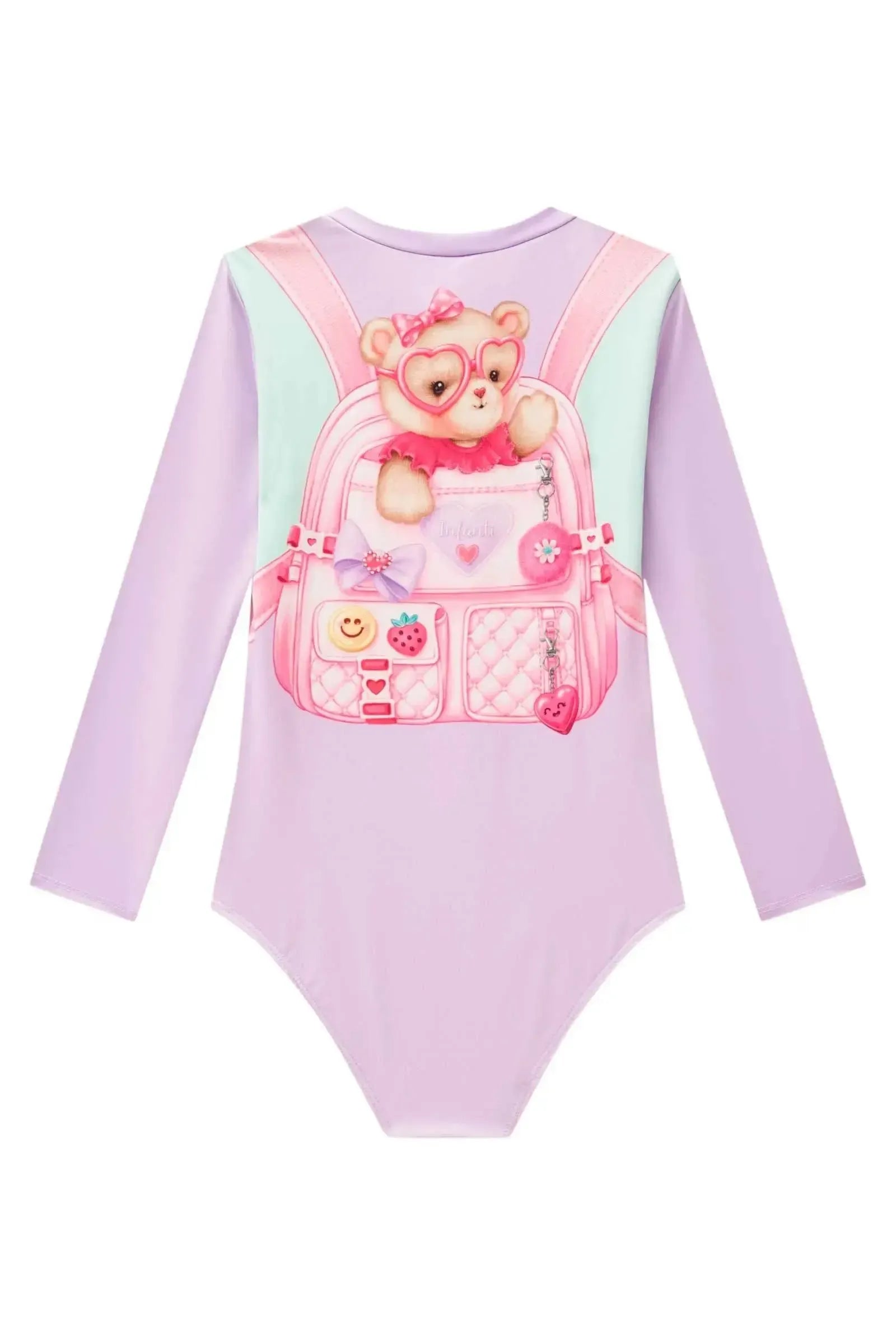 Maiô em Malha UV Dry com Ptoteção UV 50+ 87789 Infanti Infantil Menina