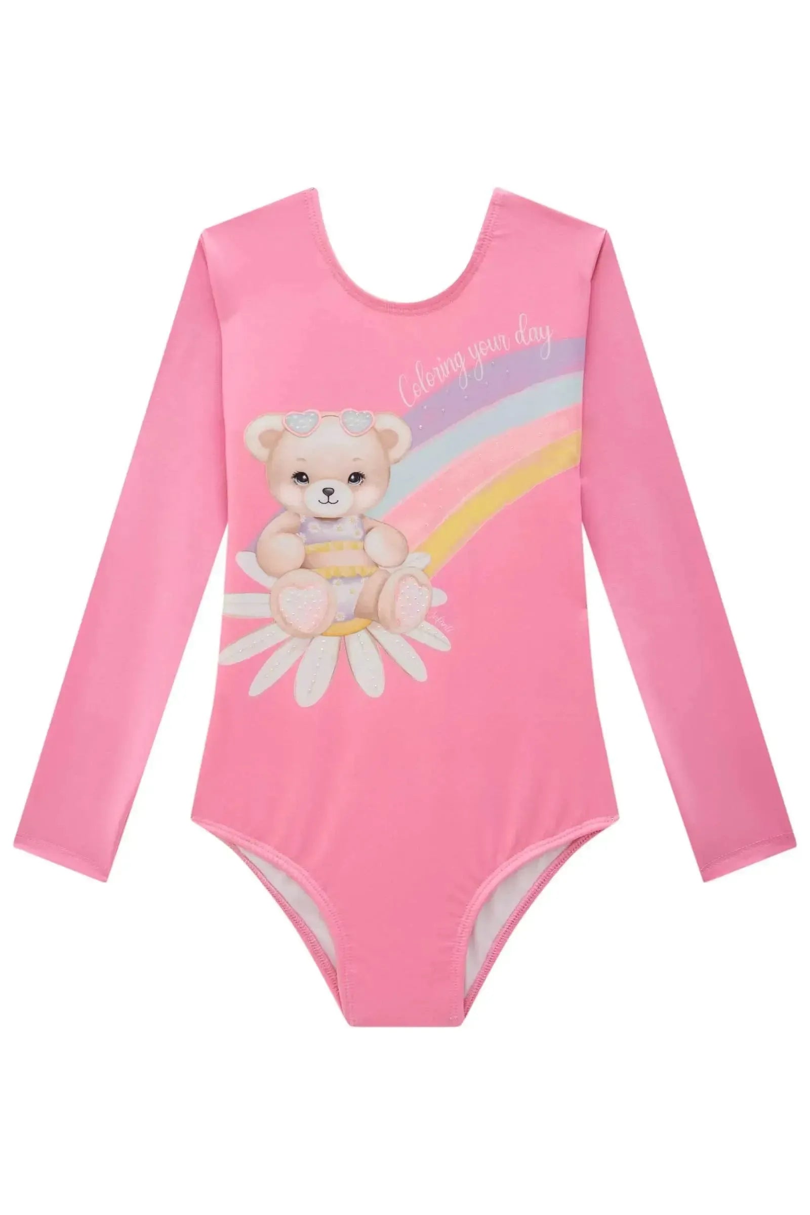 Maiô em Malha Uv Dy com Proteção Uv 50+ 84975 Infanti Infantil Menina