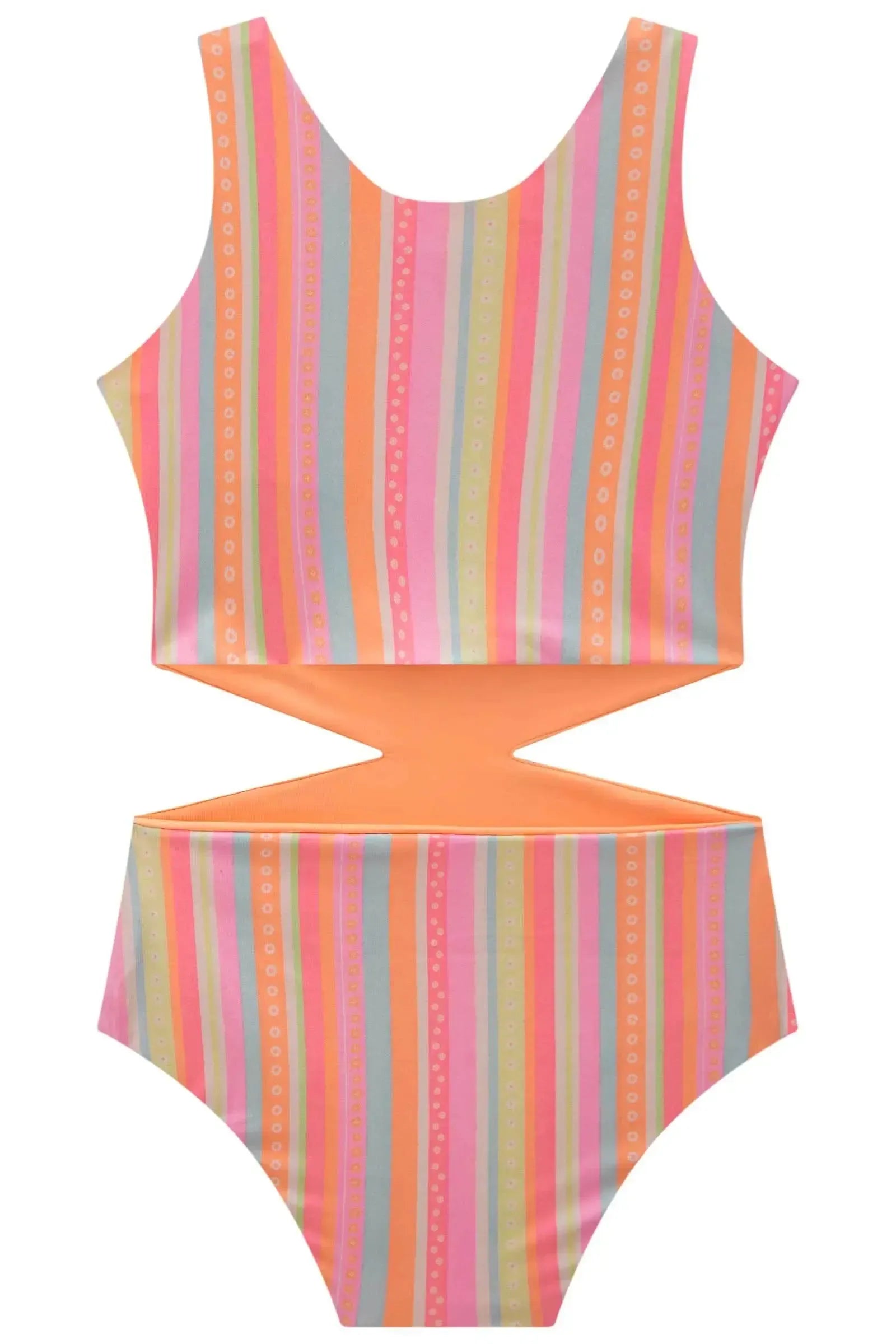 Maiô Reversível em Malha Uv Dry com Proteção Uv 50+ 84530 Infanti Infantil Menina