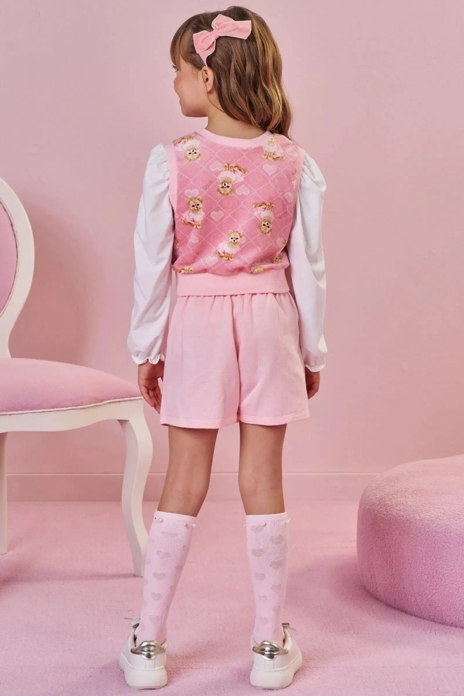 Meia 3/4 86406 Infanti Infantil Menina