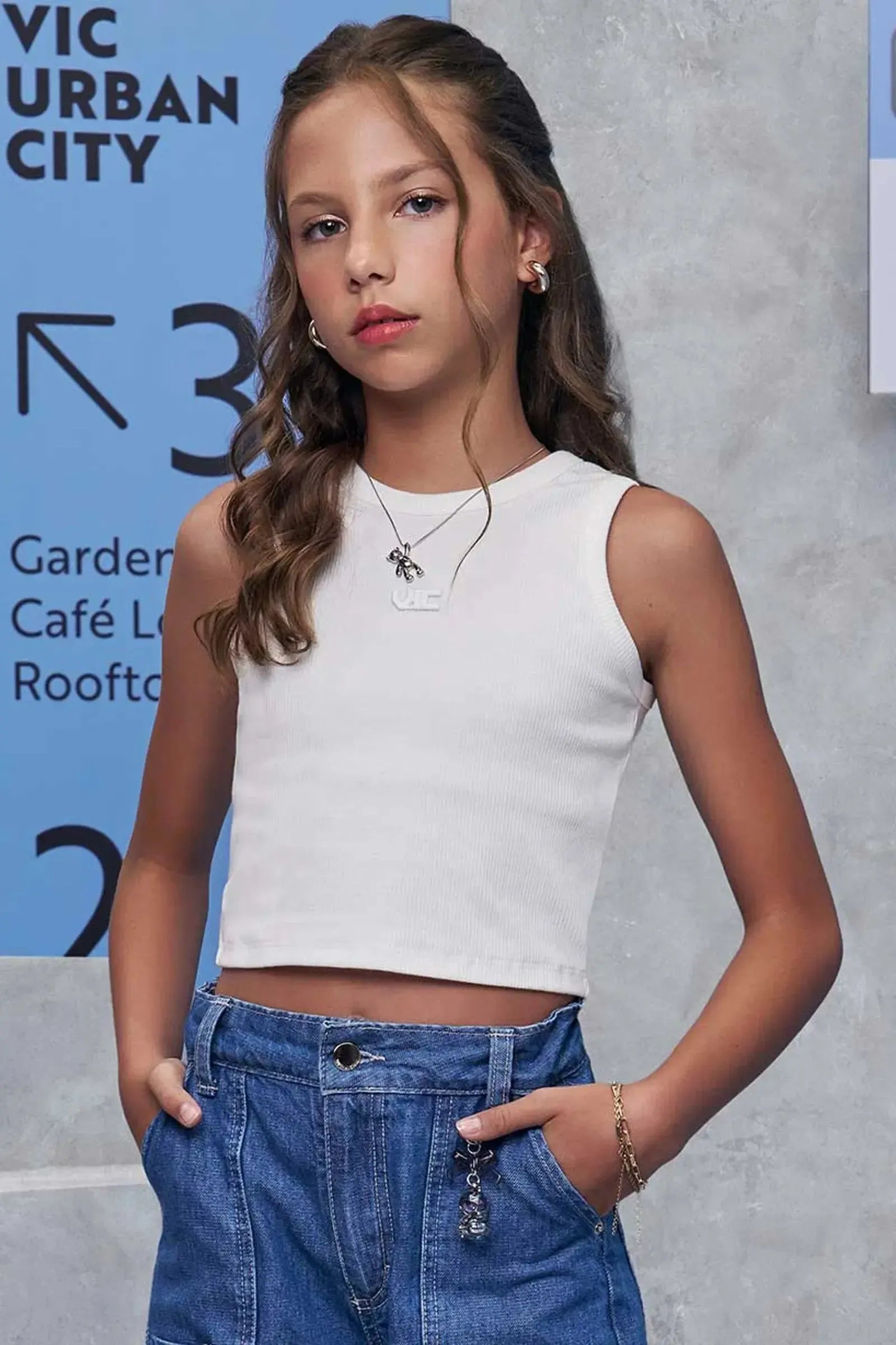 Regata em Canelado Liz 97929 Vic Teen Menina