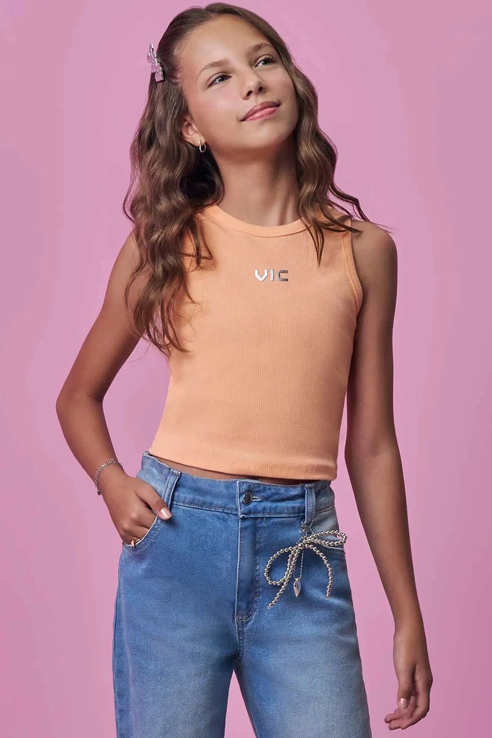 Regata em Canelado Liz 98196 Vic Teen Menina