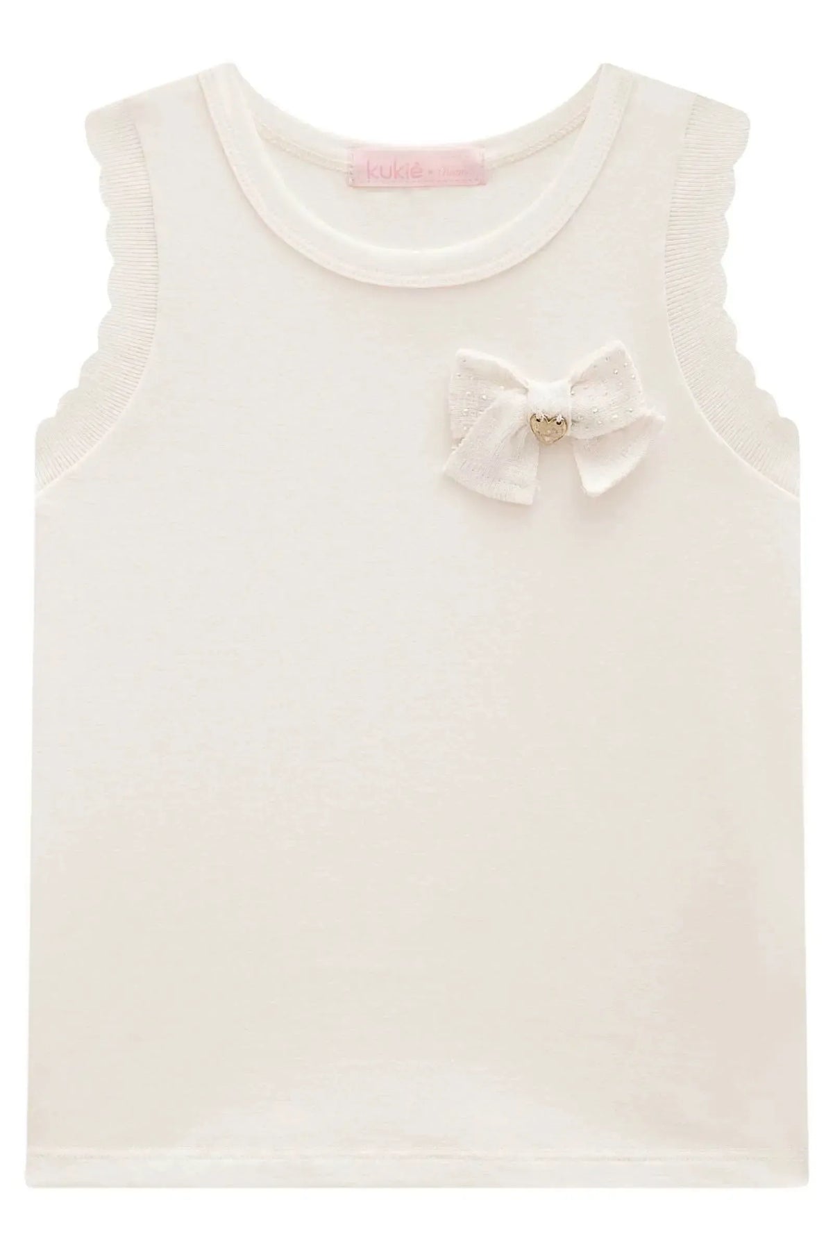 Regata em Cotton 98438 Kukiê Infantil Menina