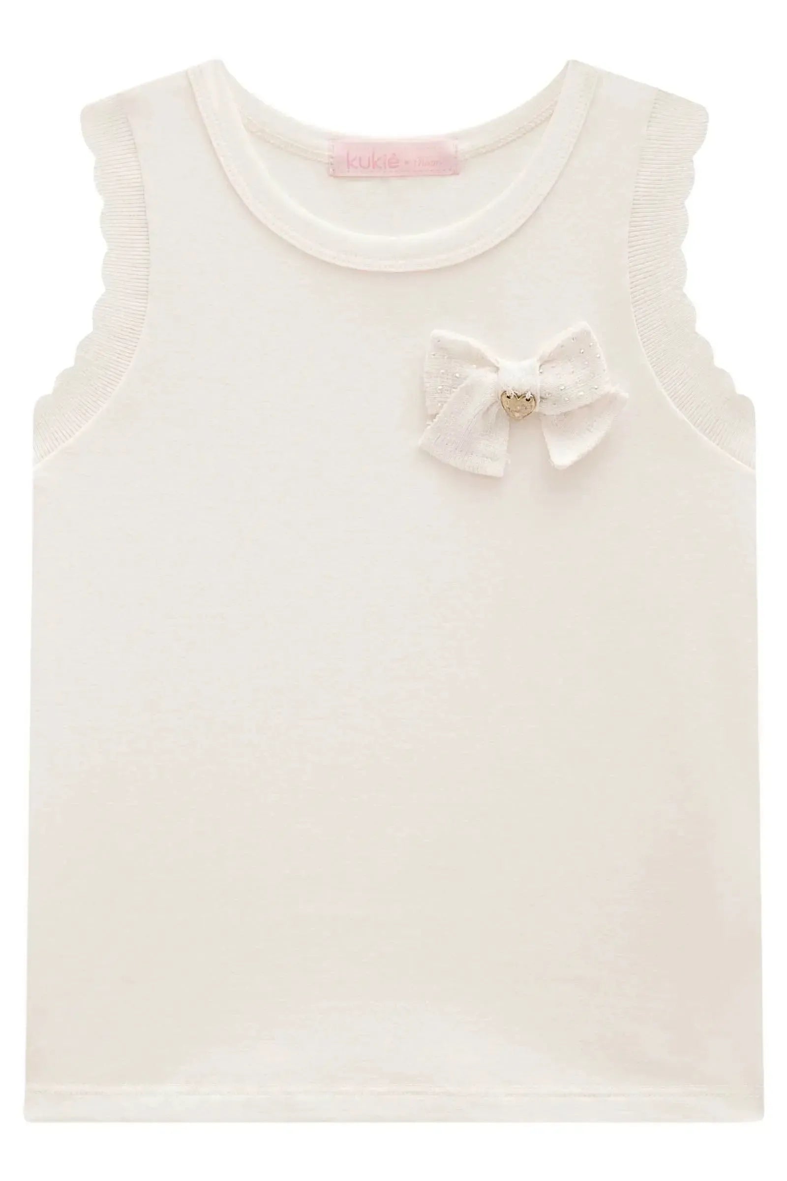 Regata em Cotton 98438 Kukiê Infantil Menina