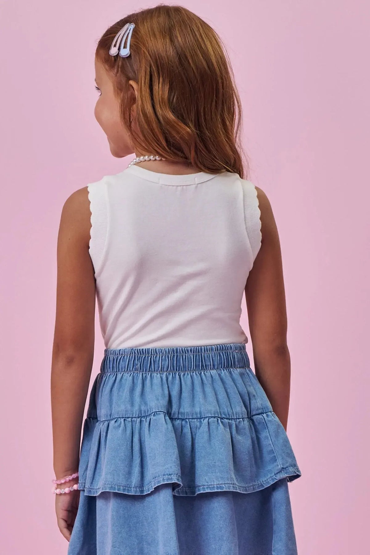 Regata em Cotton 98438 Kukiê Infantil Menina