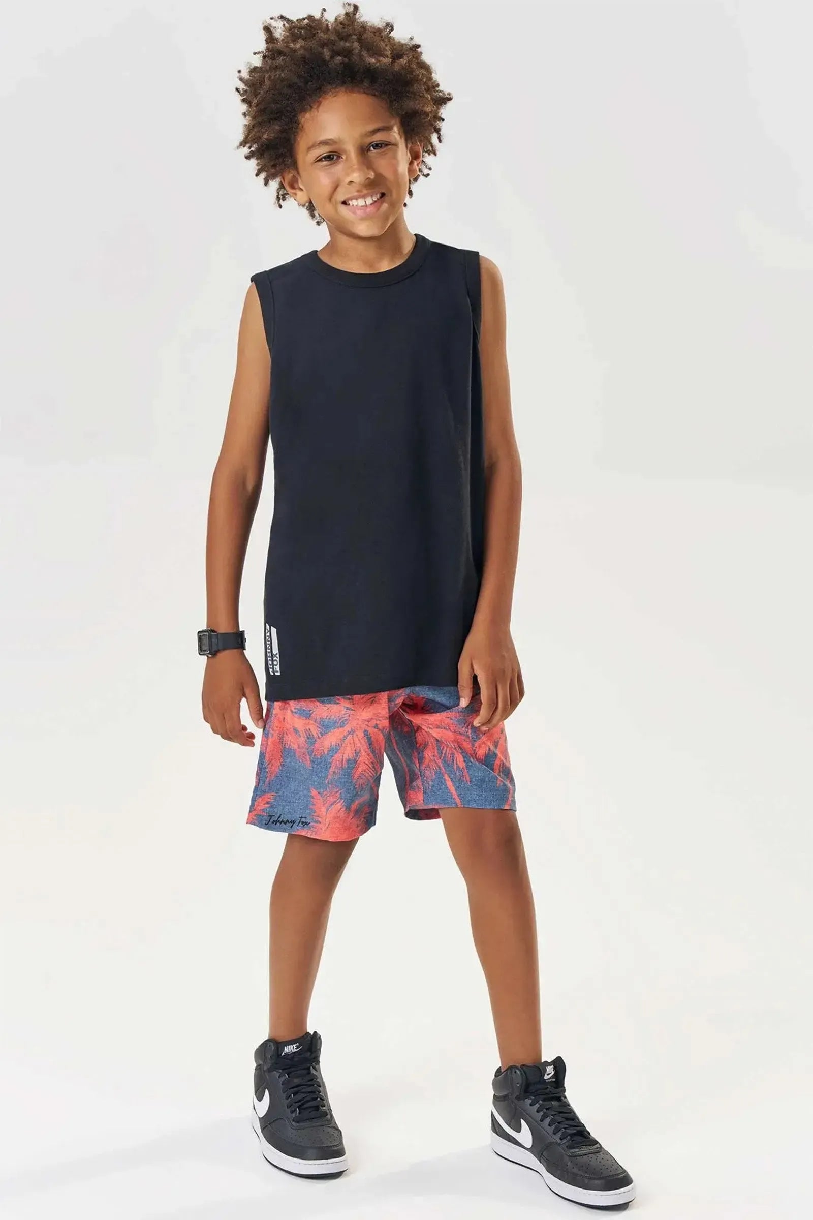 Regata em Meia Malha 83287 Johnny Fox Teen Menino
