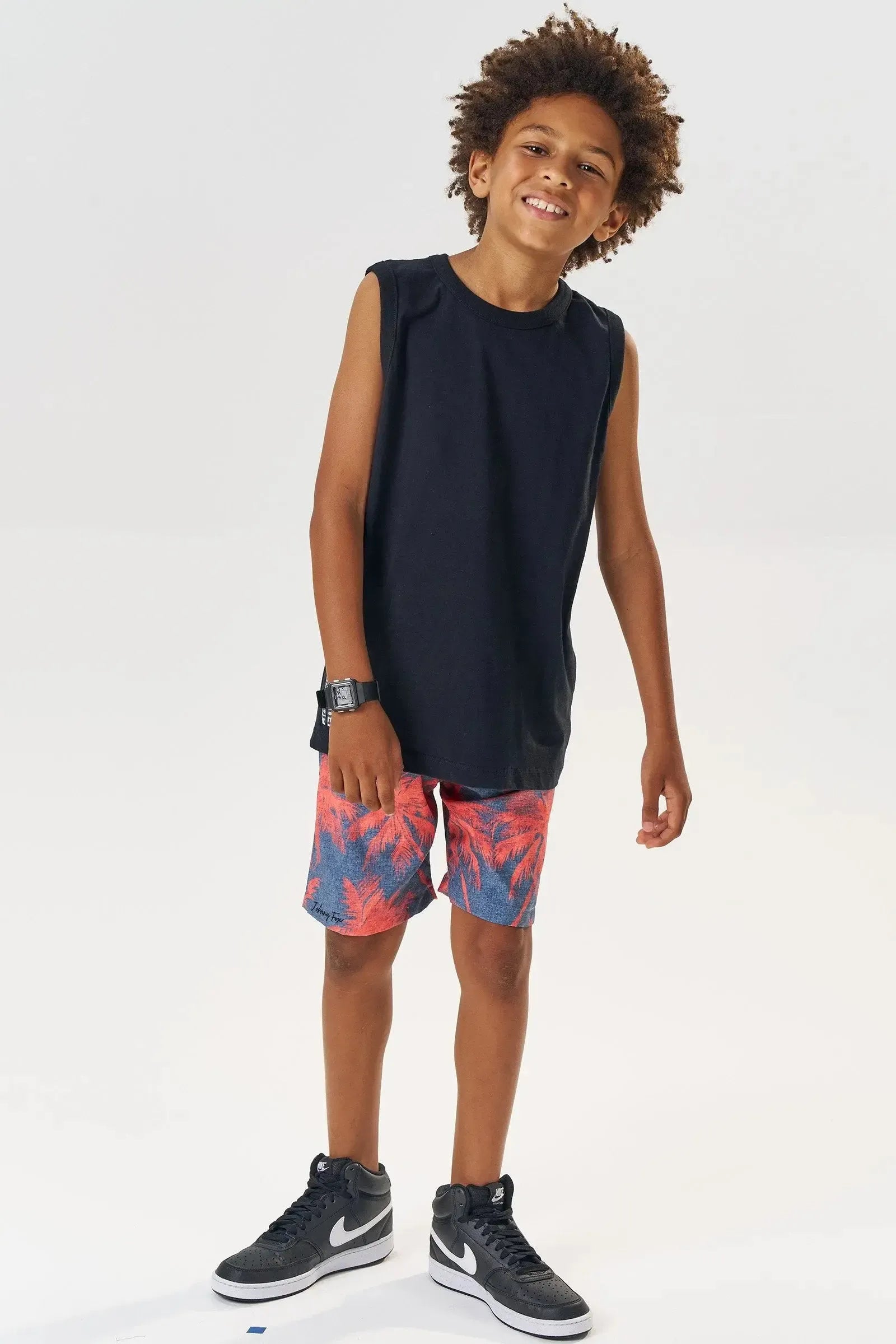 Regata em Meia Malha 83287 Johnny Fox Teen Menino