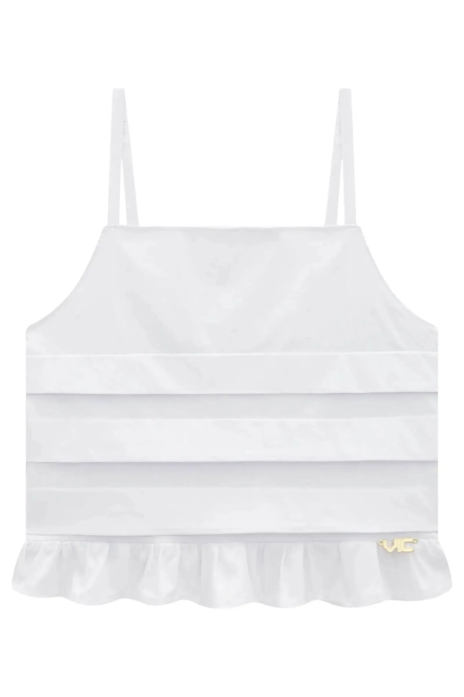Regata em Tricoline com Elastano 98914 Vic Teen Menina