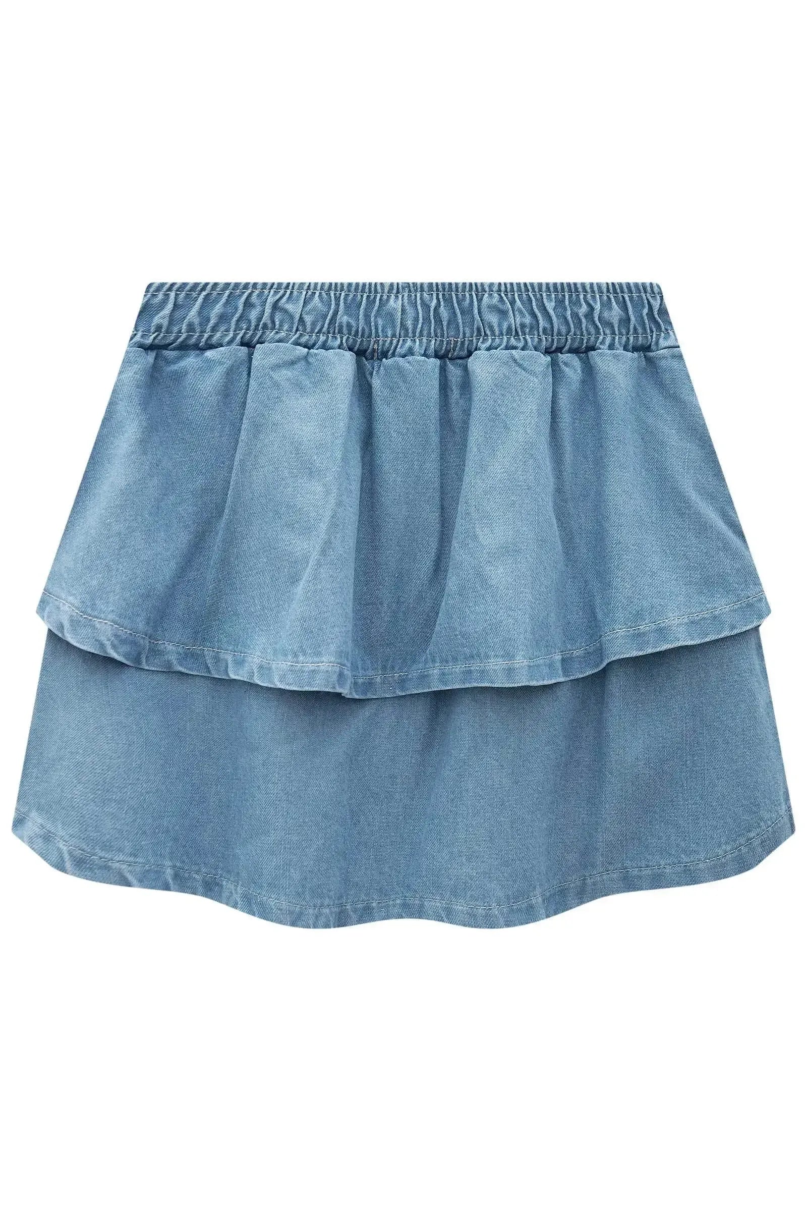 Saia em Jeans Arkansas 94389 Lilimoon Teen Menina
