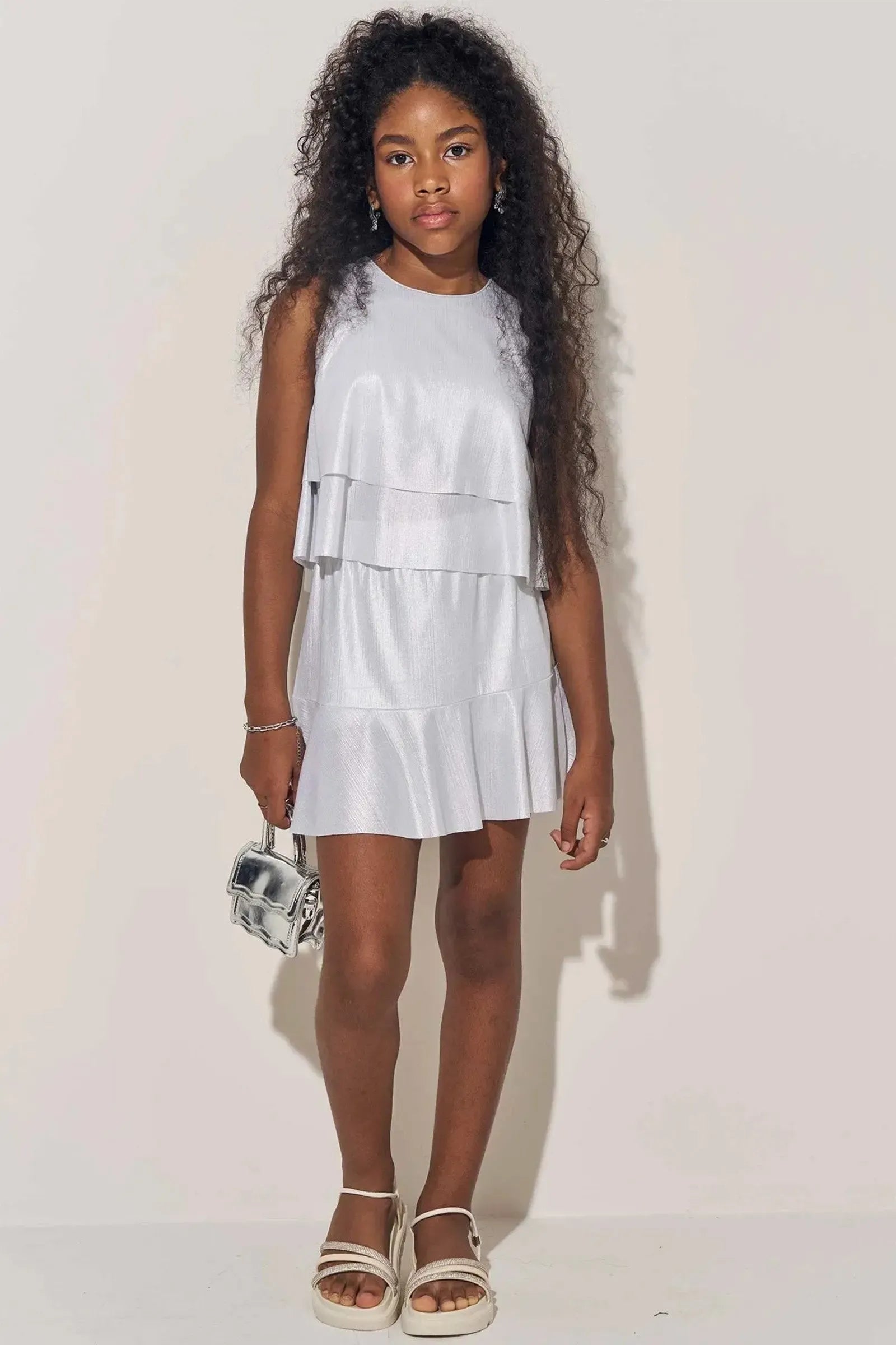 Saia em Malha Diamond Spander com Shorts Embutido 84298 Lilimoon Teen Menina