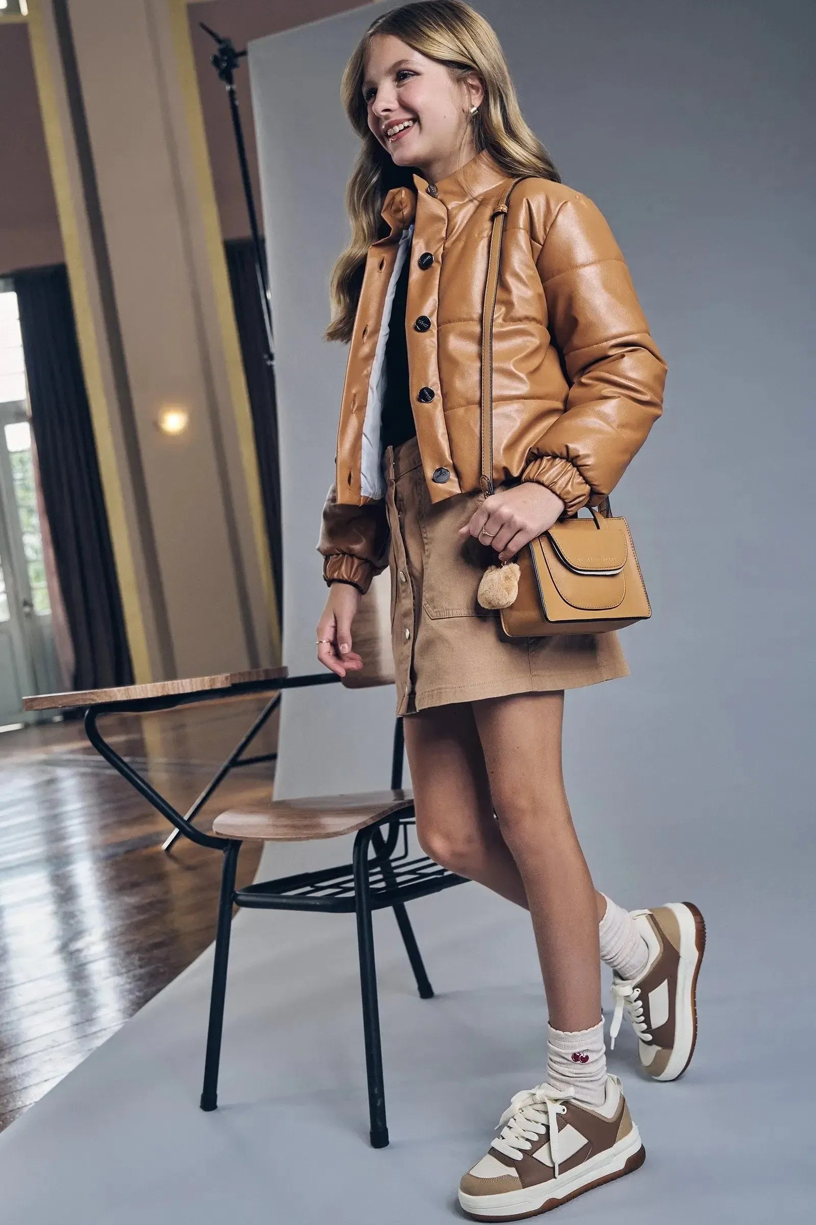 Saia em Sarja com Elastano 89644 Lilimoon Teen Menina