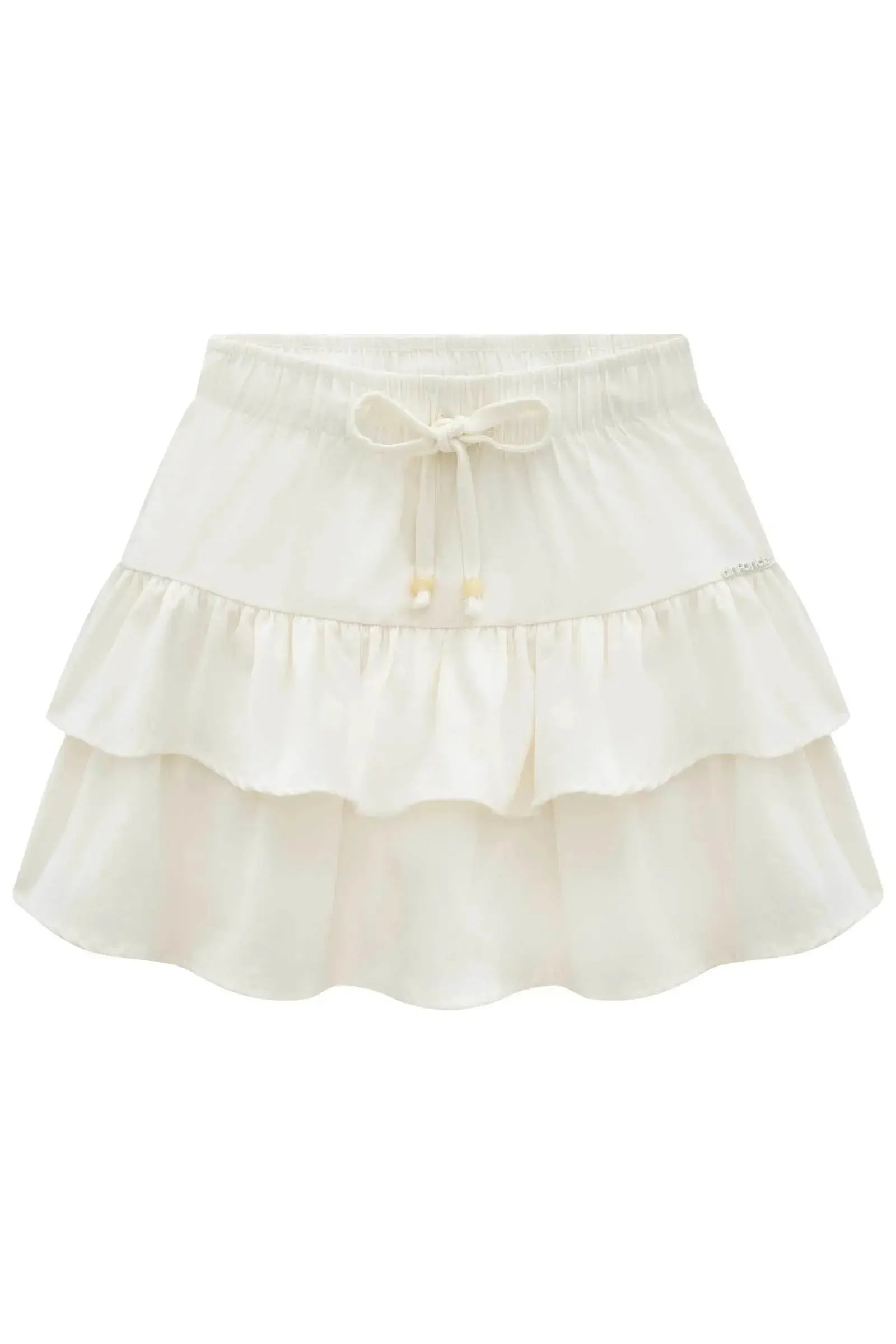 Saia em Sarja com Elastano. Com Shorts Embutido 95407 Infanti Infantil Menina