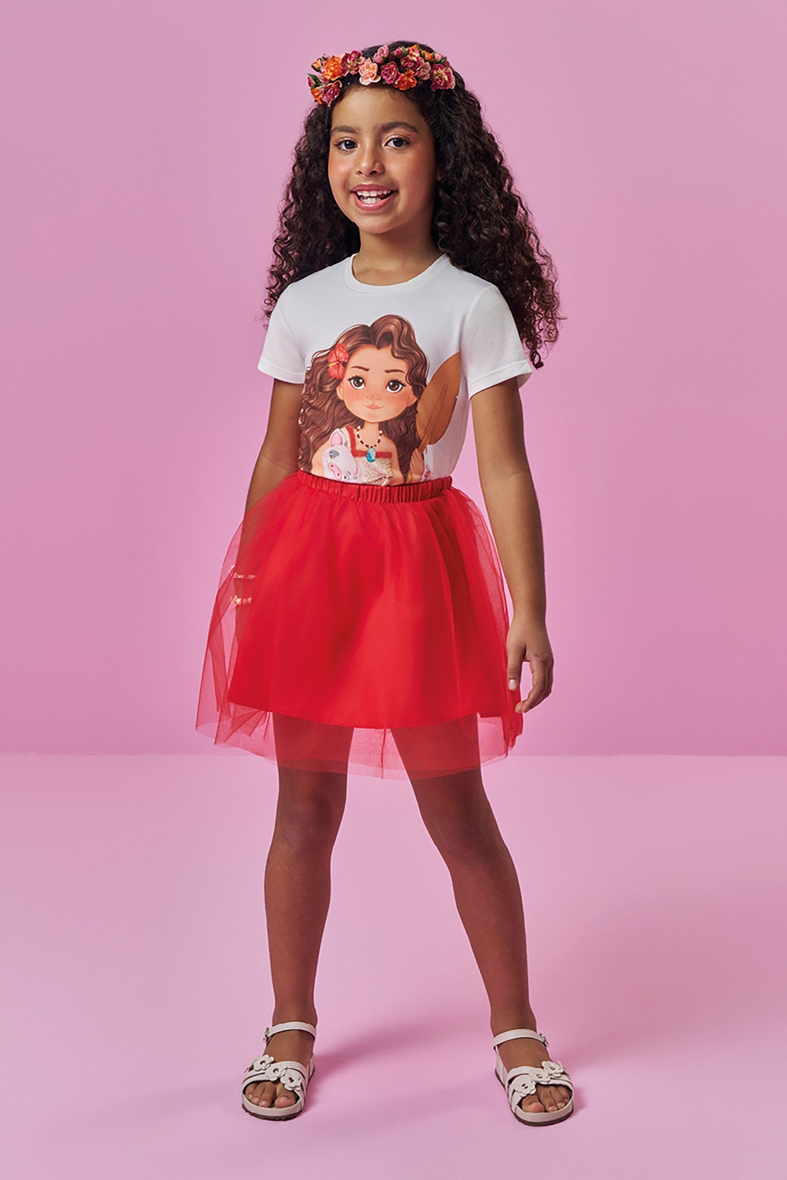 Saia em Tule 86130 Kukiê Infantil Menina
