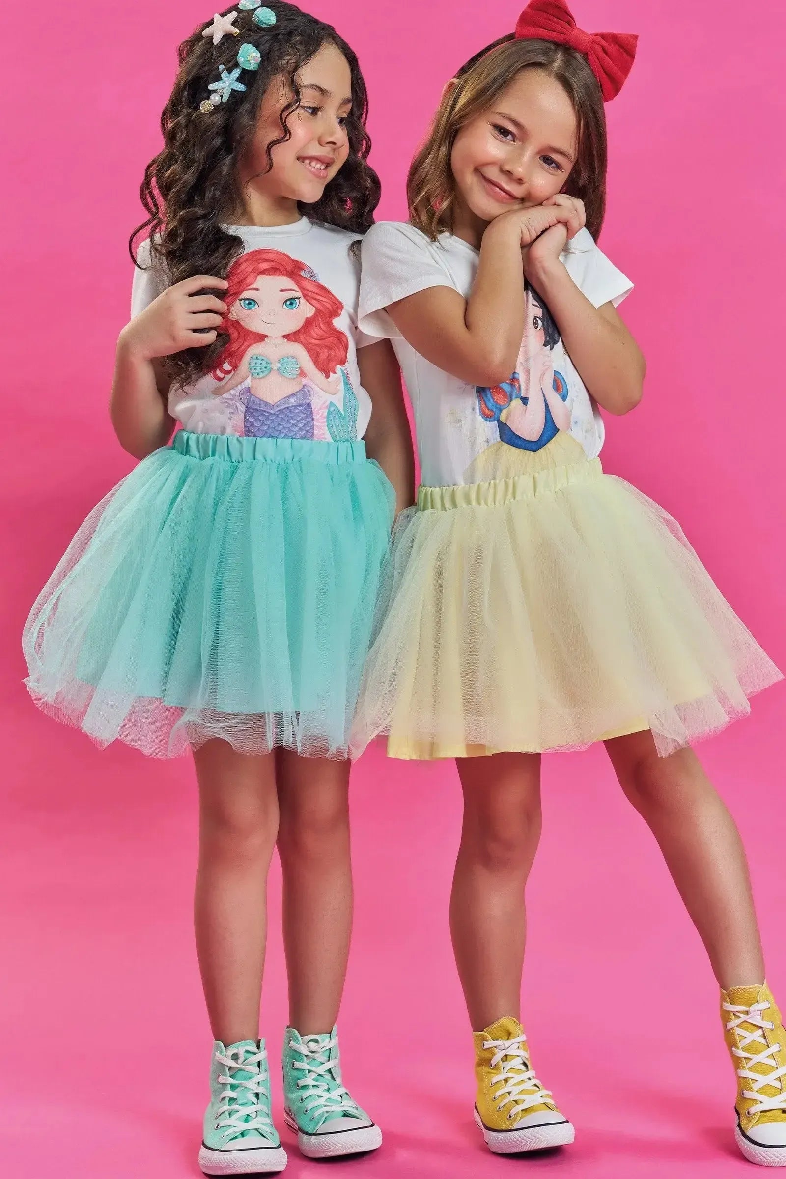 Saia em Tule 86134 Kukiê Infantil Menina