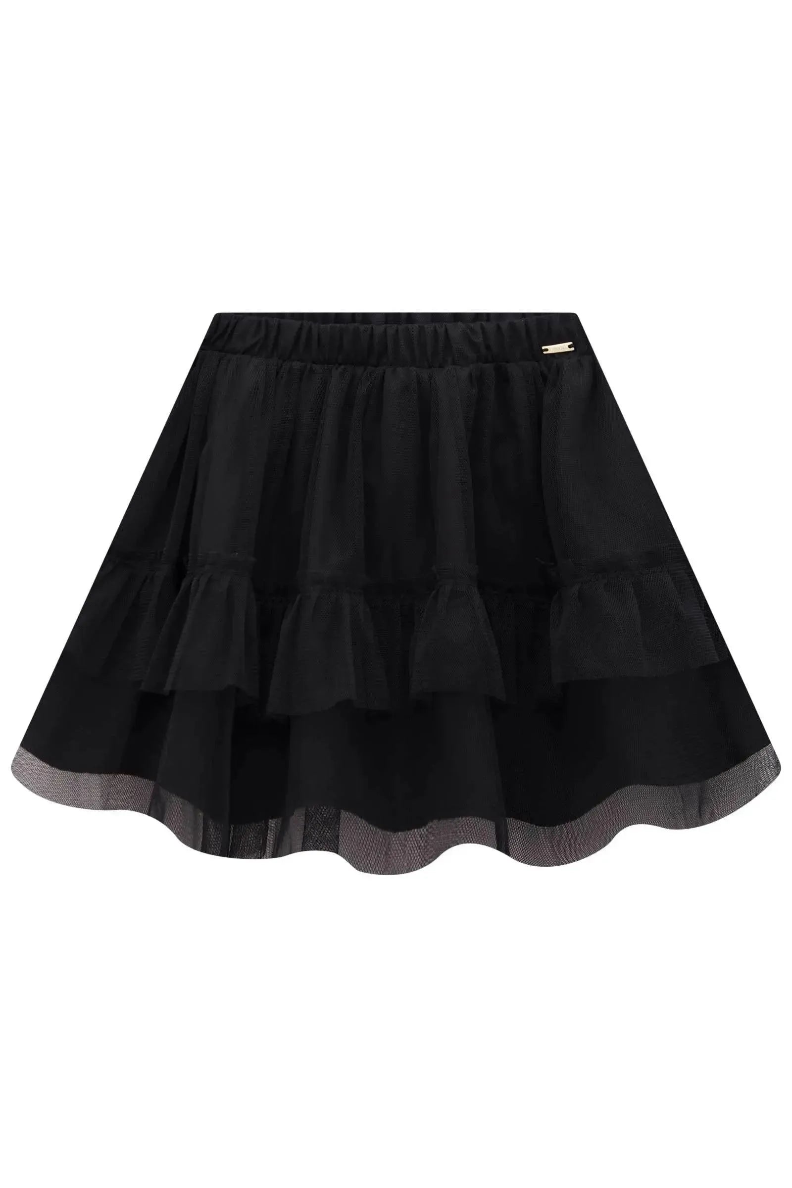 Saia em Tule. Com Shorts Embutido 83690 Infanti Infantil Menina