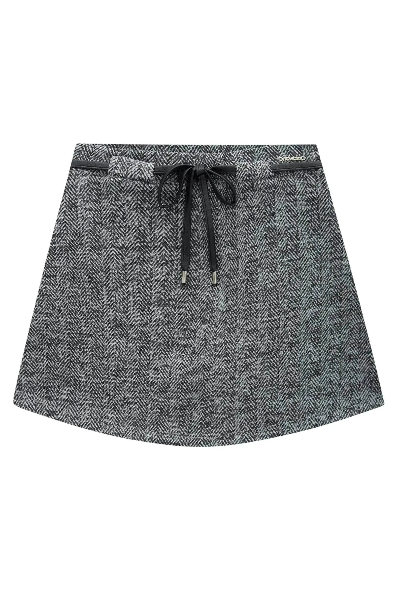 Saia em Tweed com Shorts Embutido 89433 Vic&Vicky Teen Menina