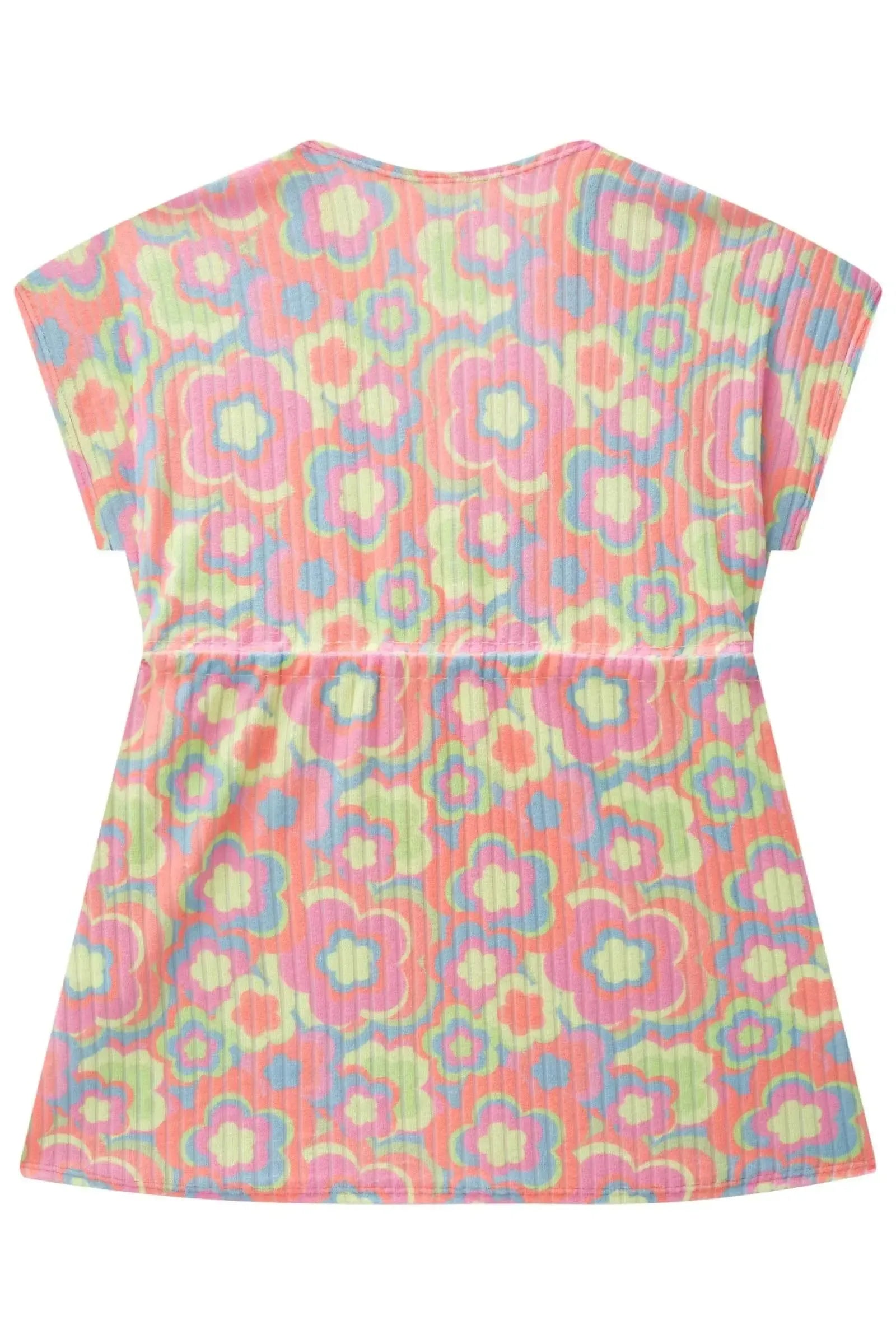 Saída de Praia em Malha Atoalhada 87786 Infanti Infantil Menina