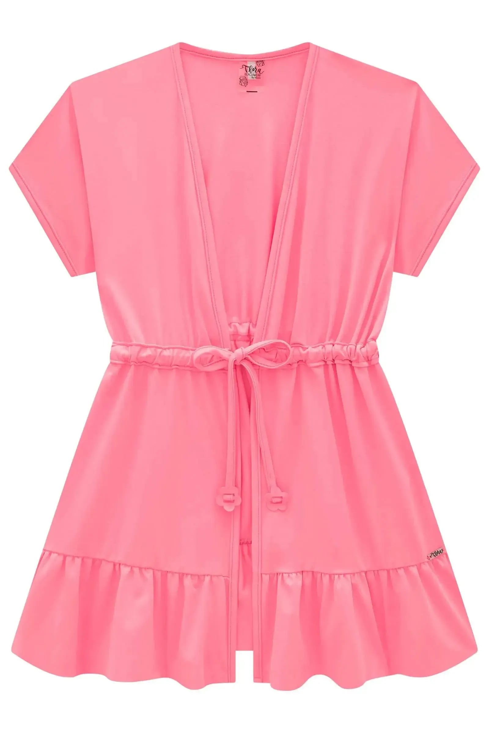 Saída de Praia em Malha UV Dry com Proteção UV 50+ 84481 Infanti Infantil Menina